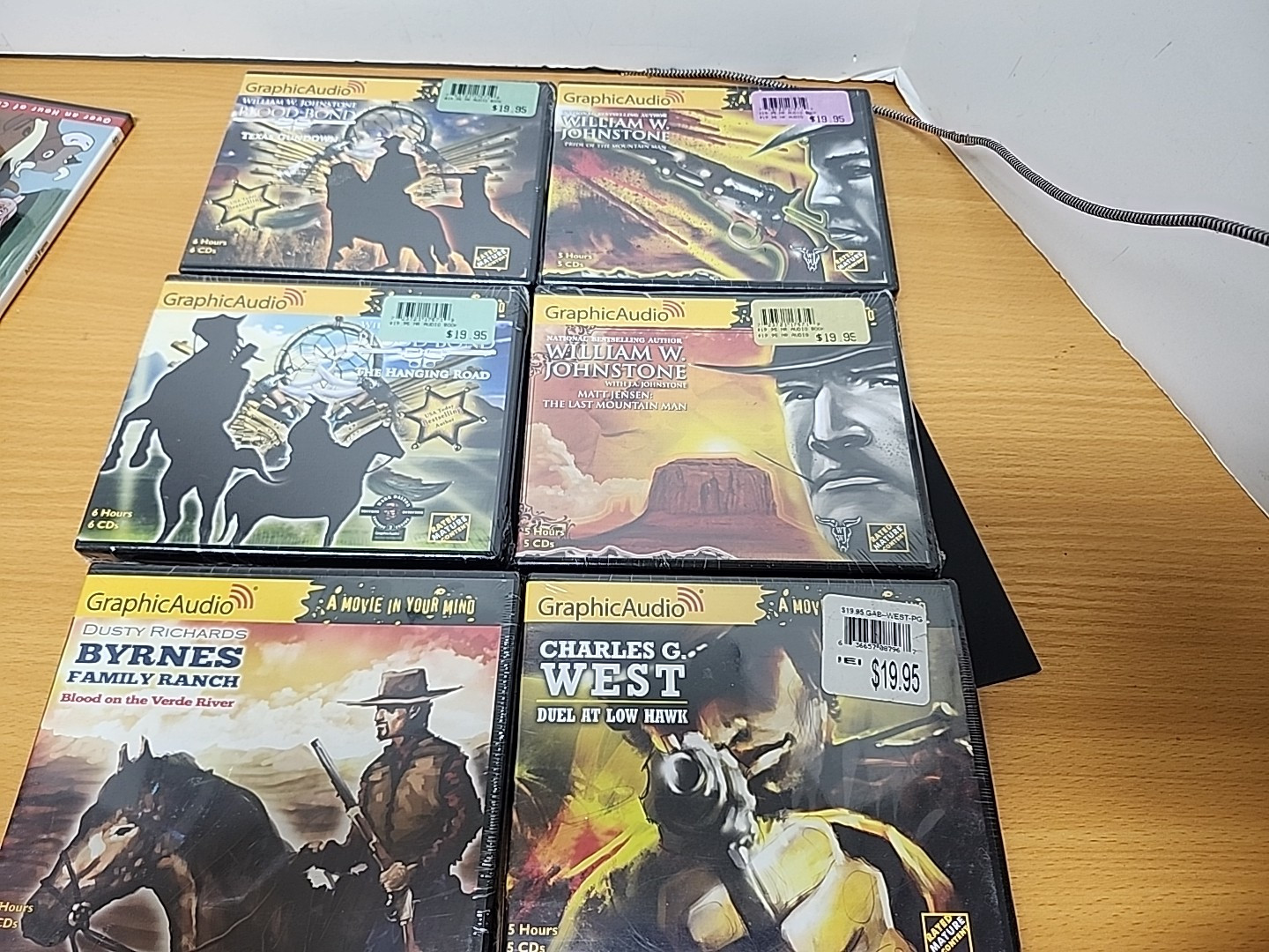 (6) Graphic Audio Last Mtn Man, Duel At Low hawk, Texas Gundown, Hangung…