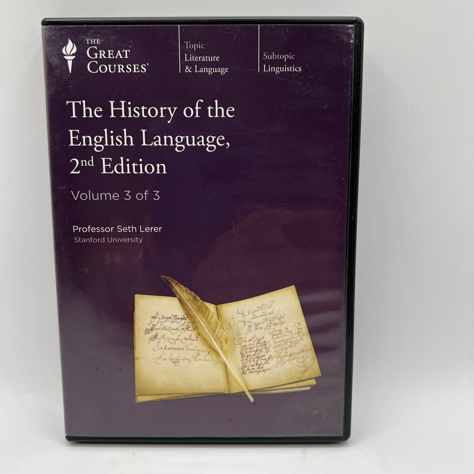 Great Courses: History of the English Language 2nd Ed. 18-CD Set Pre-owned