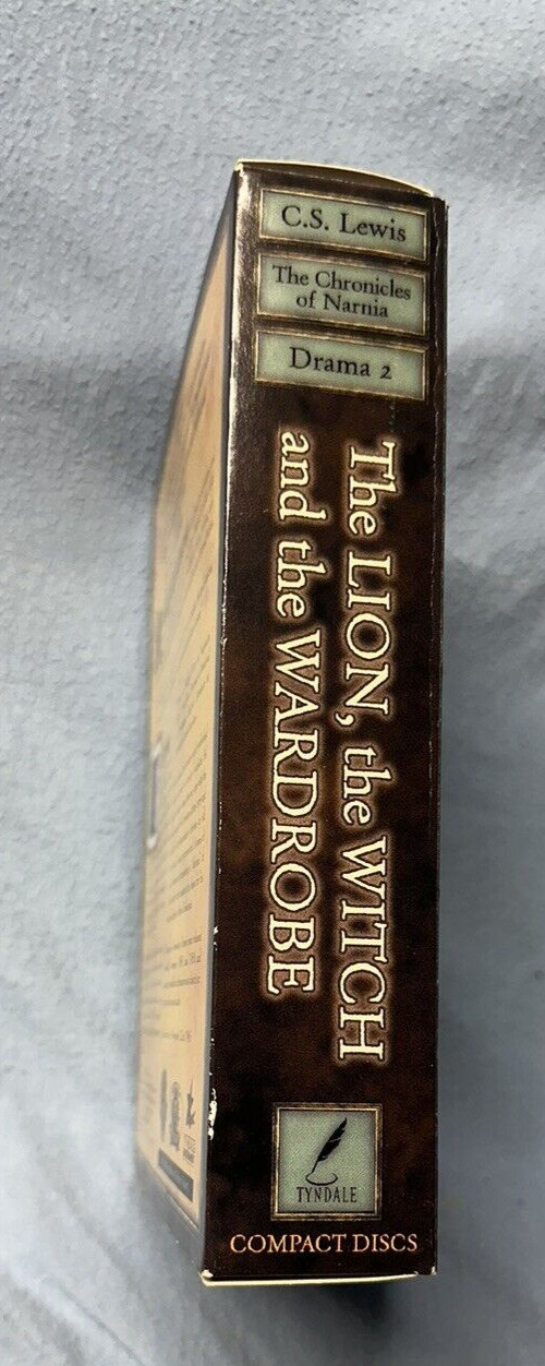 1998 LION WITCH WARDROBE Chronicles of Narnia Radio Theatre CS Lewis 2CD FOTF VG