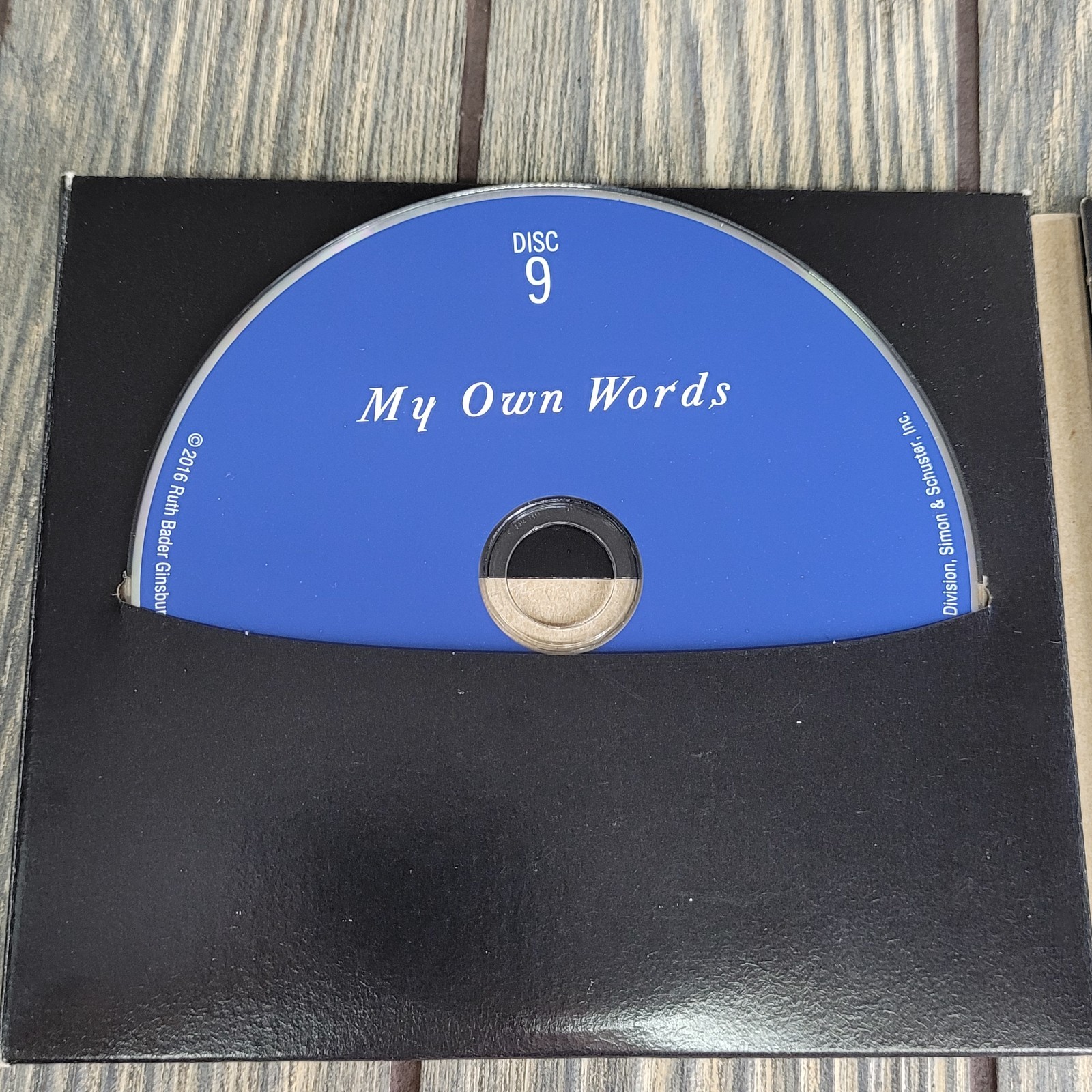 Ruth Bader Ginsburg: My Own Words (10 CD Audiobook) Excellent Open/Unused