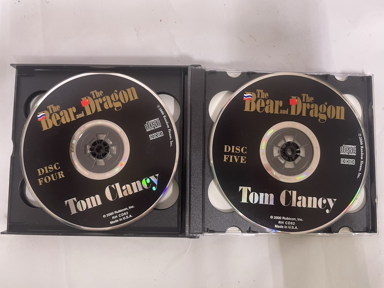 Tom Clancy The Bear and the Dragon (2000, Audiobook) Read By Frank Muller 5 CDs