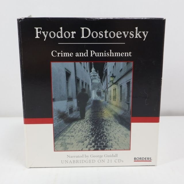 Dostoevsky CRIME AND PUNISHMENT Unabridged 21 CDS Narrated by Guidall