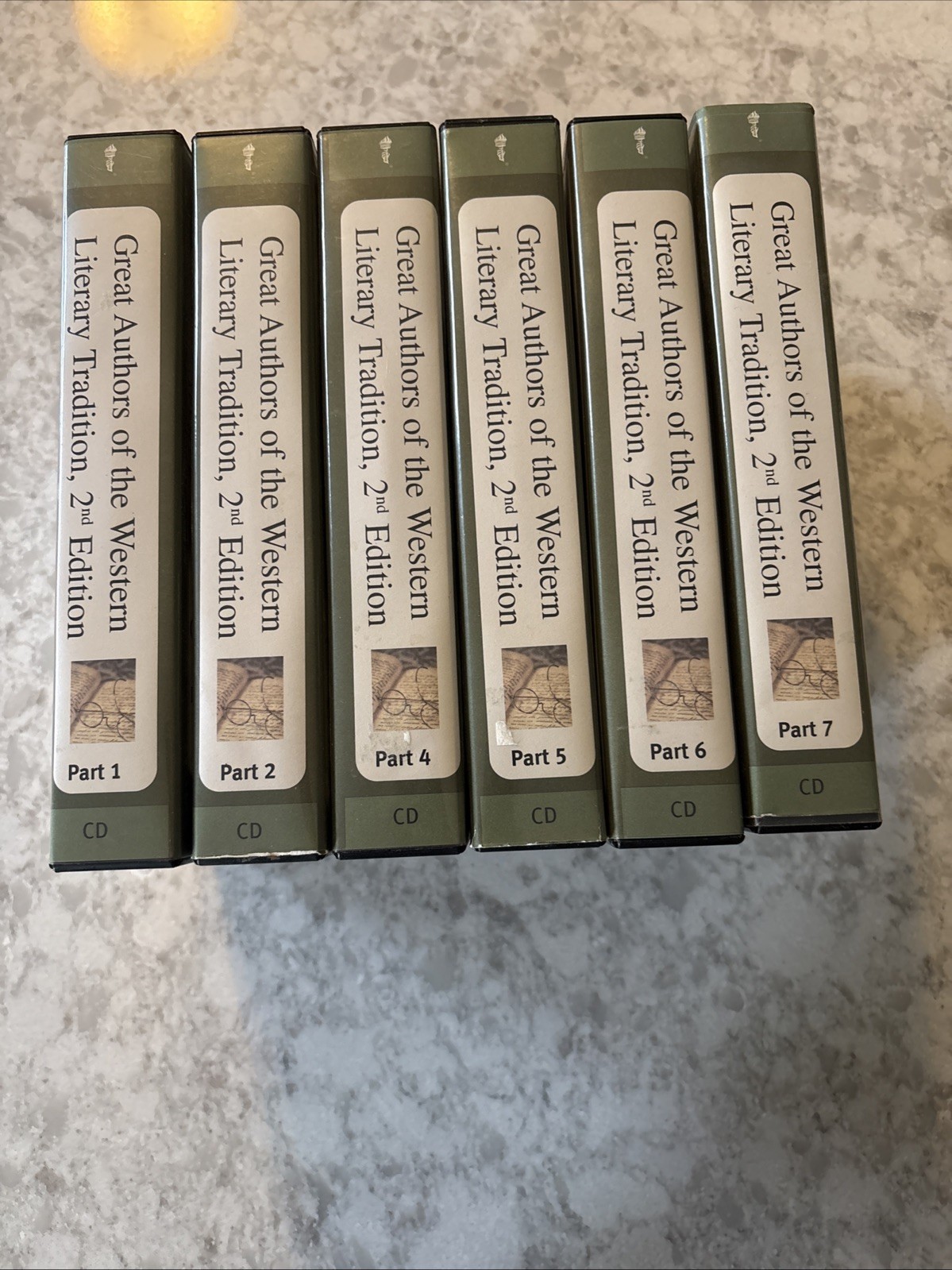 Great Courses Great Authors of the Western Literary Tradition Parts 1,2,4,5,6&7