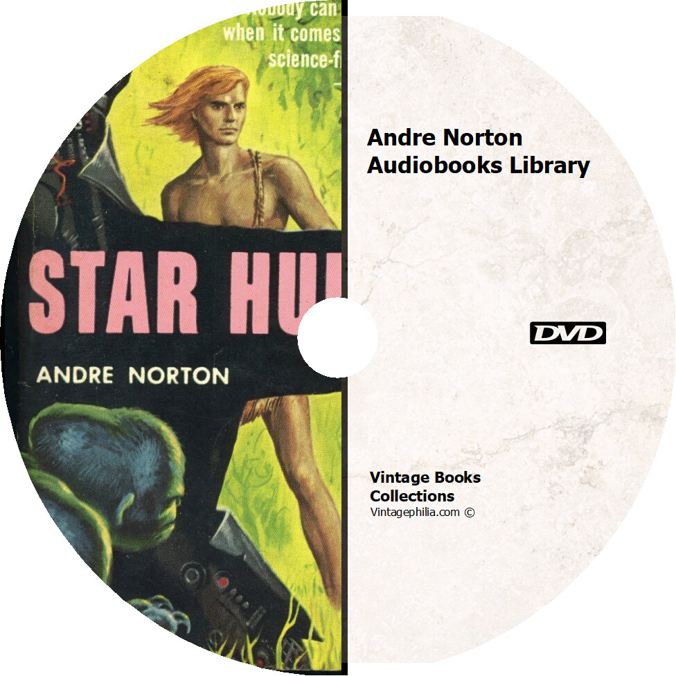 * ANDRE NORTON BOOKS COLLECTION * 9+ AUDIOBOOKS on DVD MP3 FORMAT *