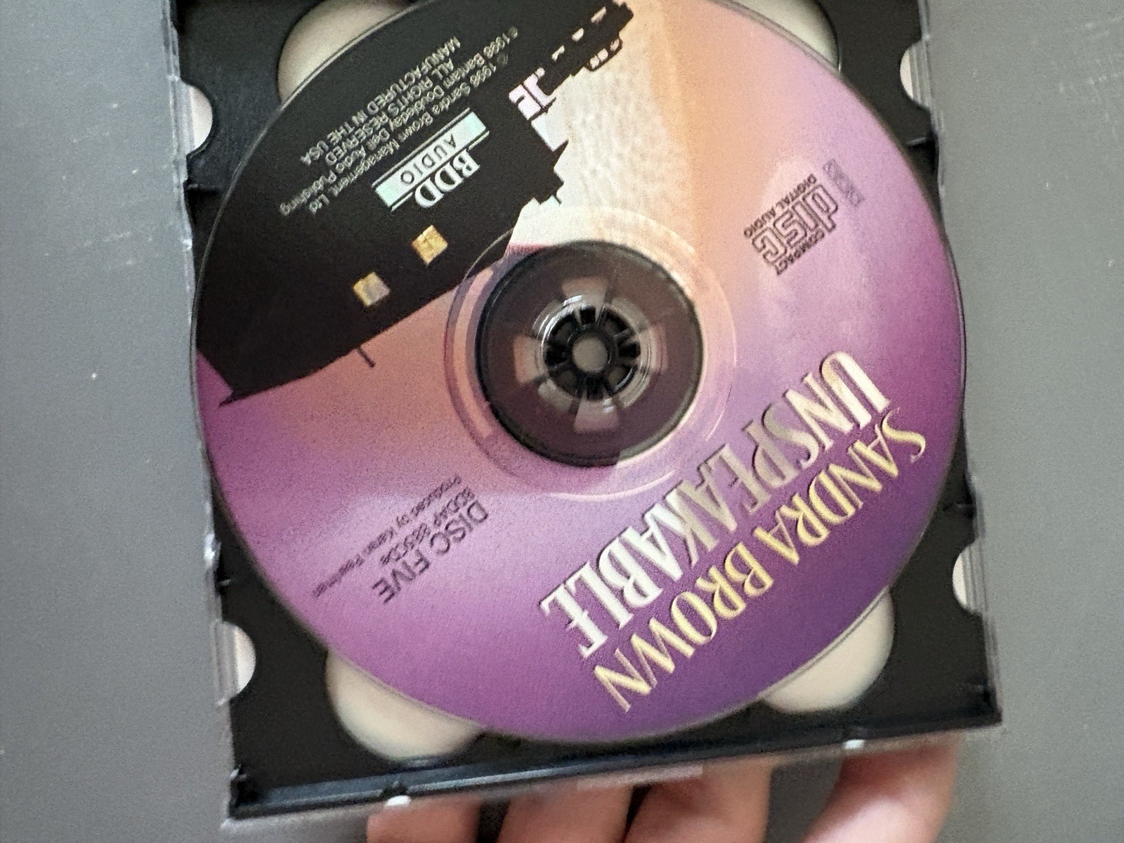Sandra Brown UNSPEAKABLE Audiobook CD ABRIDGED 5 Compact Discs