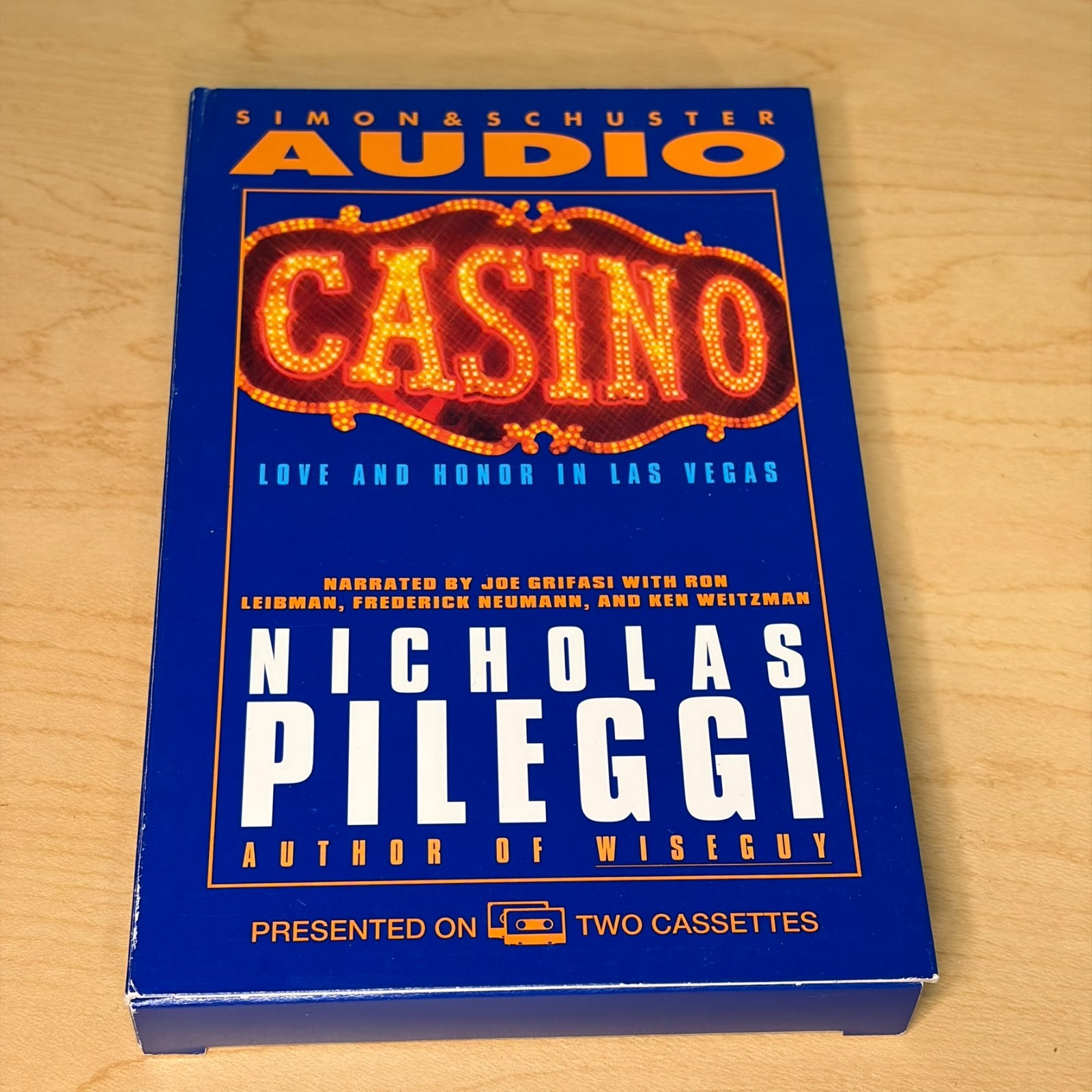 Casino Nicholas Pileggi Vintage Audiobook 2 Cassette Tape Box Set Simon Schuster
