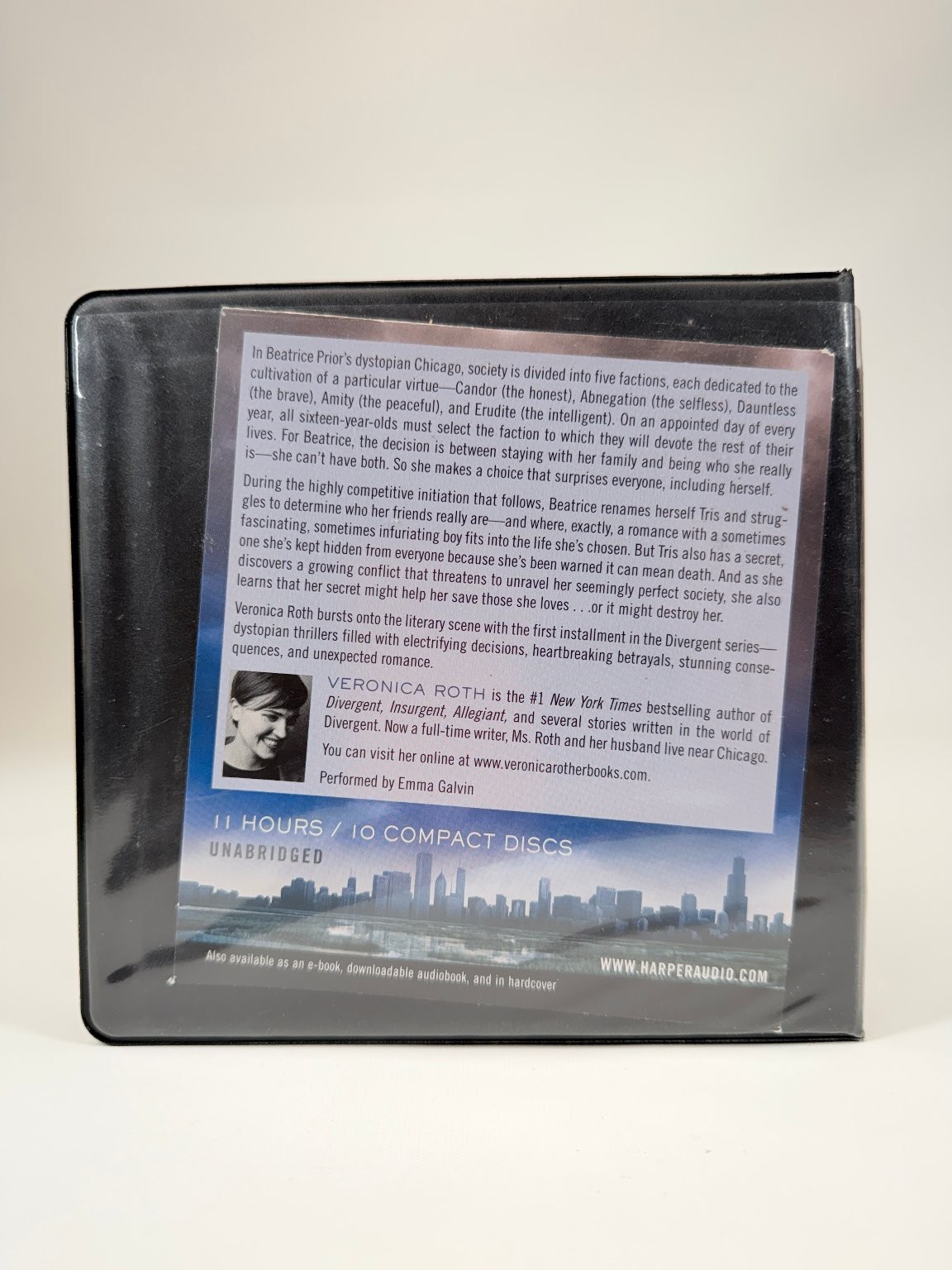 Divergent by Veronica Roth Audiobook CDs Unabridged 10 Discs