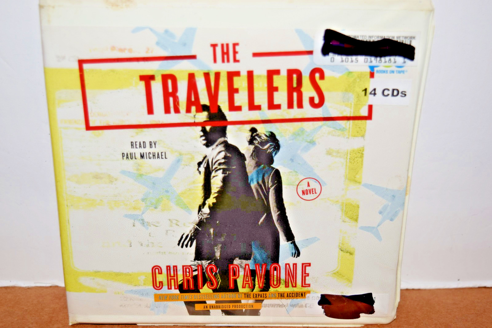 Chris Pavone THE TRAVELERS Audiobook Audio Unabridged 14 CD xLibrary 2016