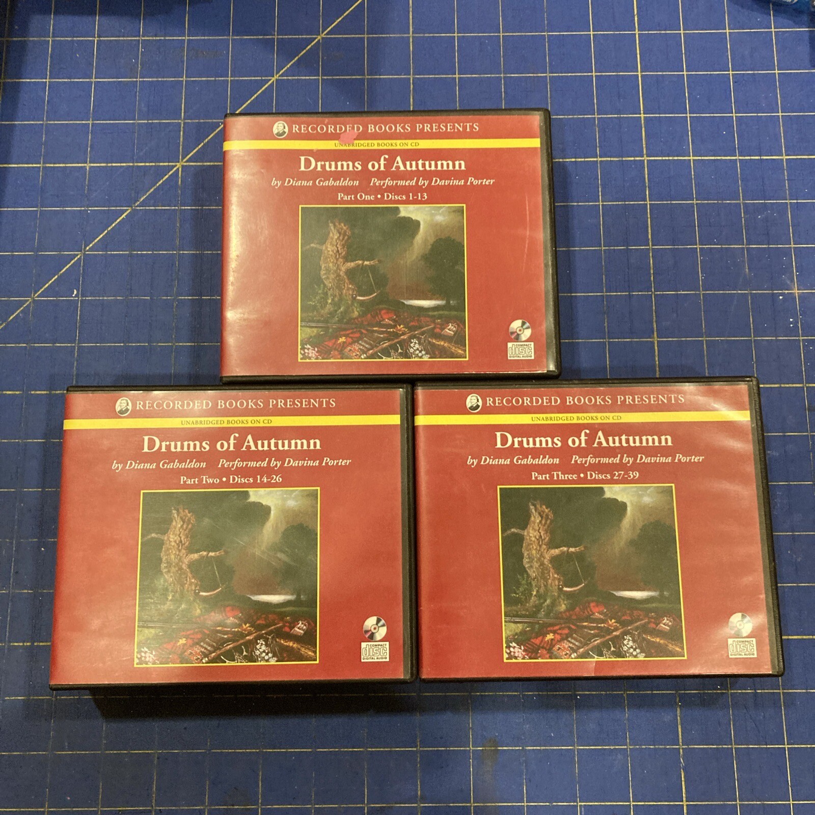 Drums of Autumn ( Unabridged Books On CD ) — 39 CD — Audio CD — Like New