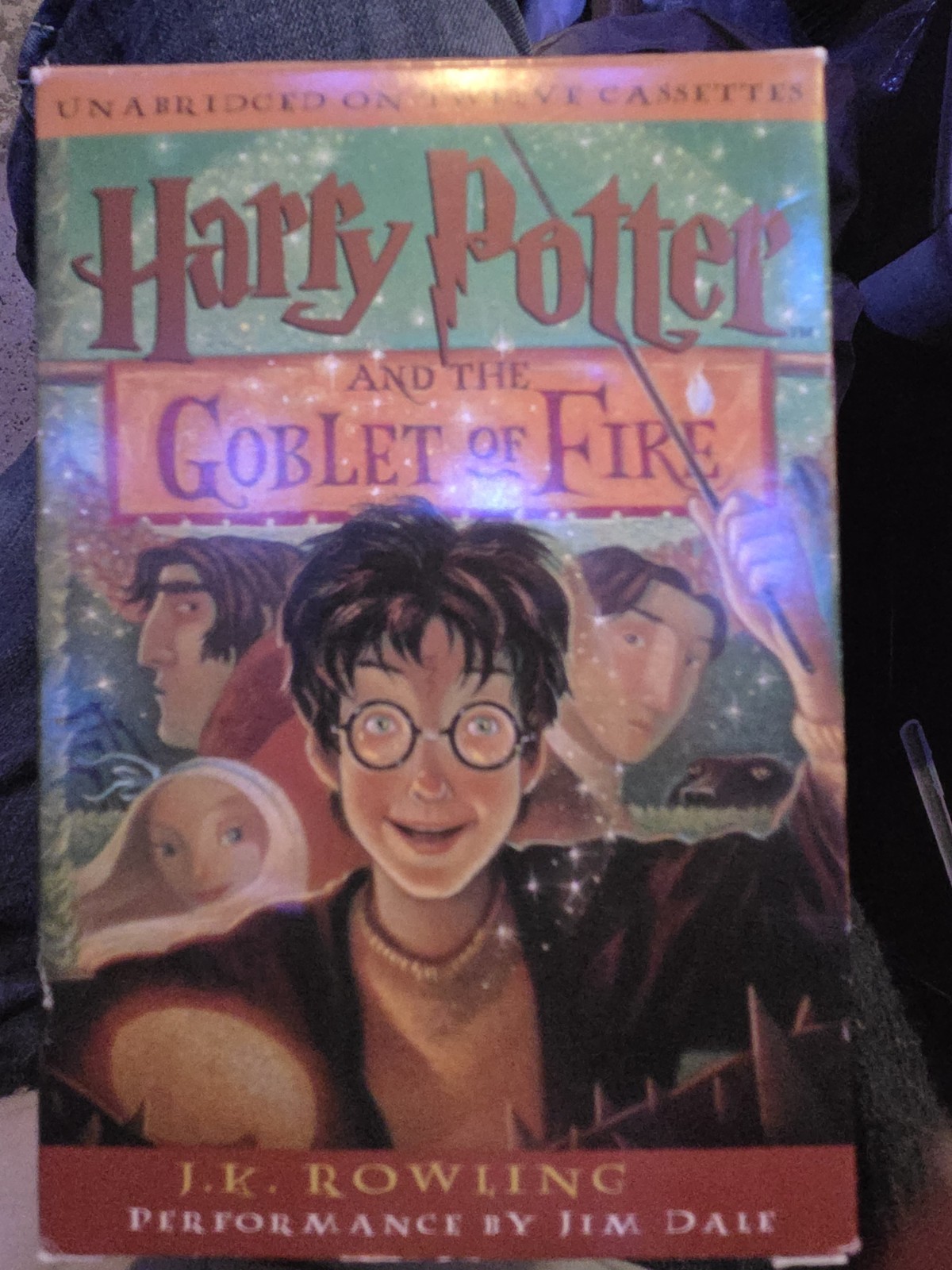 Harry Potter And The Goblet Of Fire AudioBook on 12 Cassettes Tapes