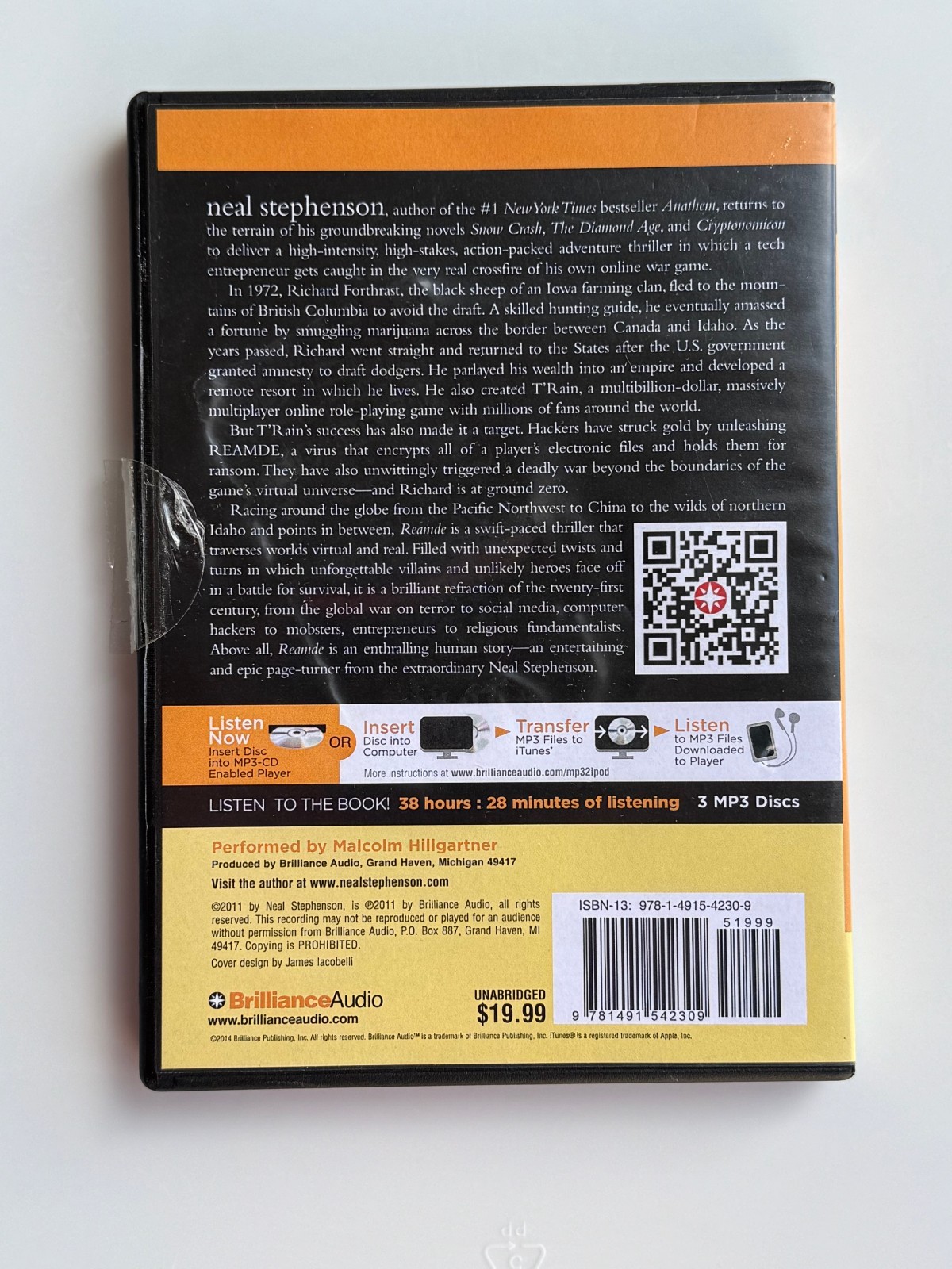 MP3-CD — Neal Stephenson — REAMDE — 3 discs