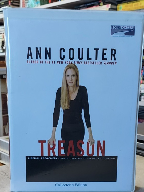 Treason Liberal Treachery Ann Coulter Books on Tape Audio Cassettes BL5G