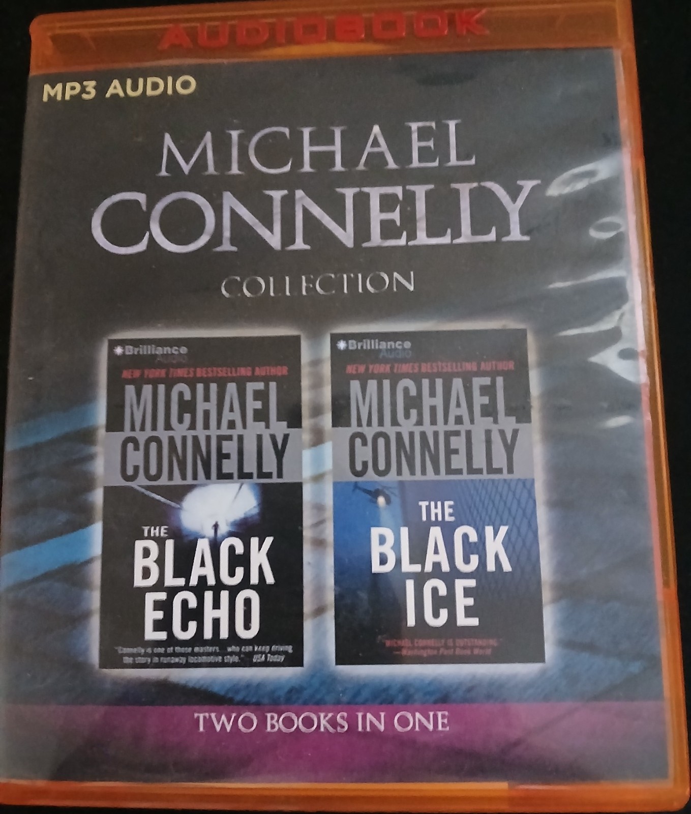 The Black Echo & The Black Ice Michael Connelly AN MP-3 Audio Book TS