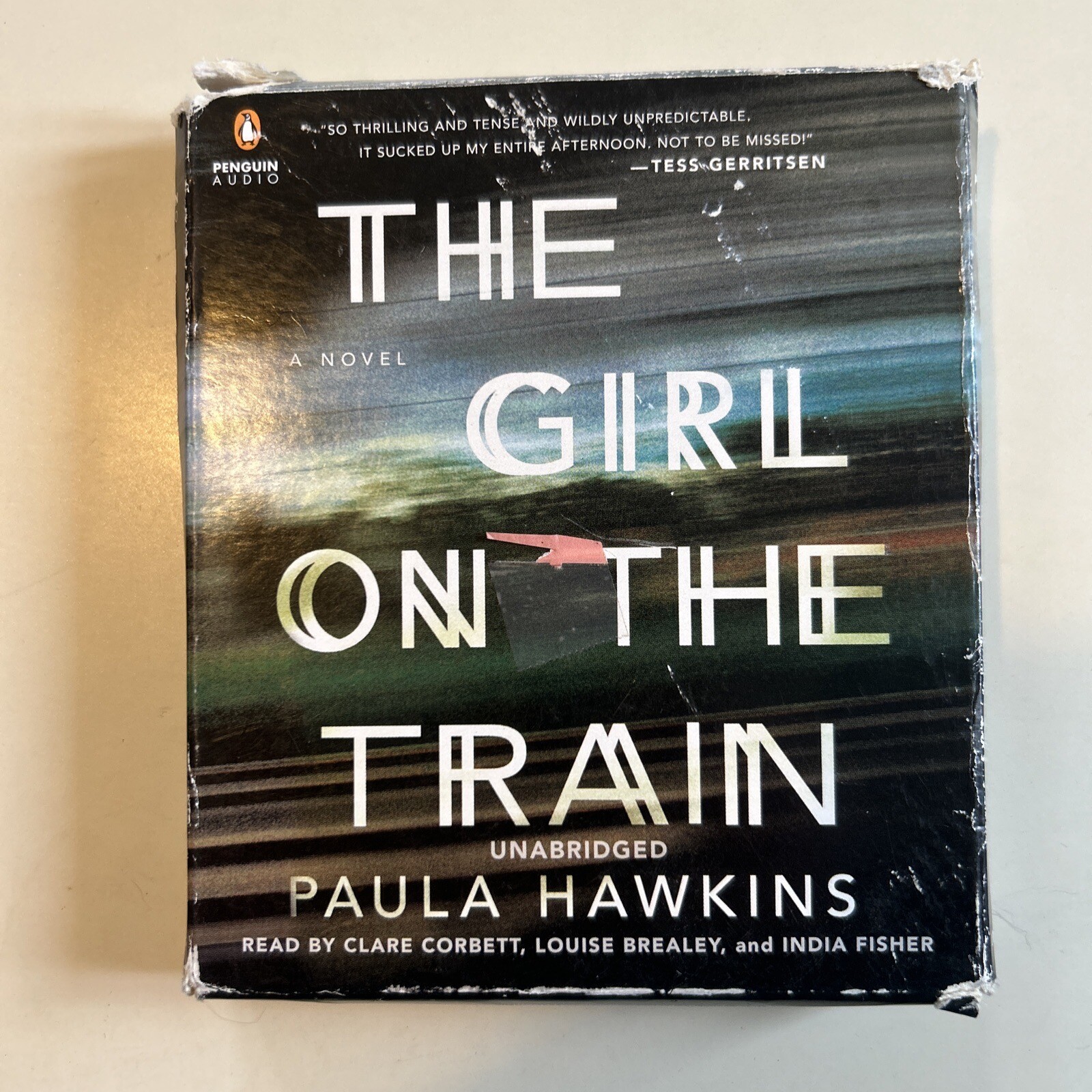 The Girl on the Train : A Novel by Paula Hawkins (2015, Compact Disc, Unabridged