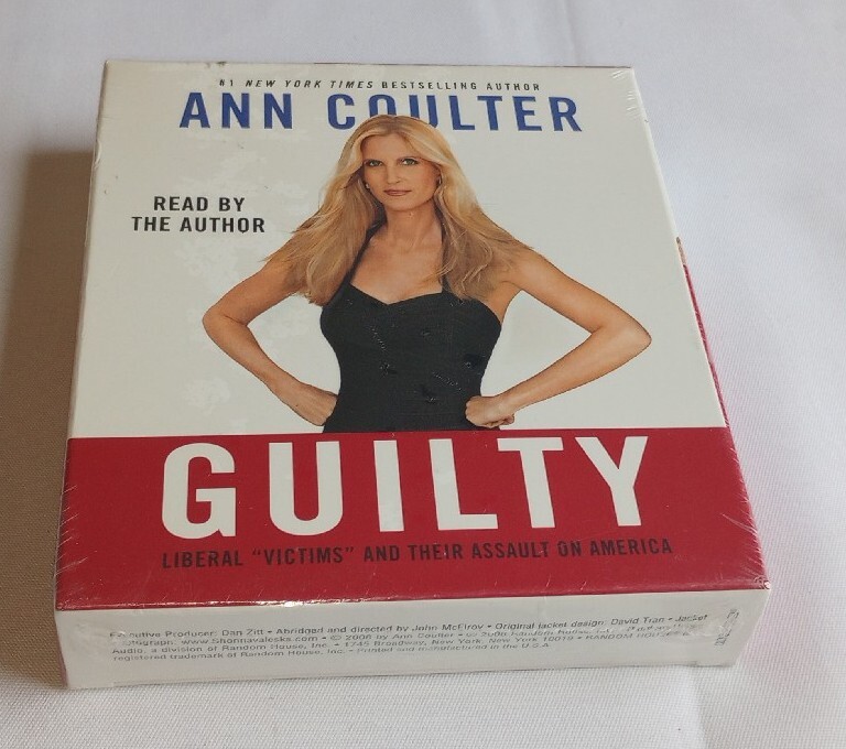Ann Coulter Guilty Liberal Victims and Their Assault on America Audio 5 CD NEW