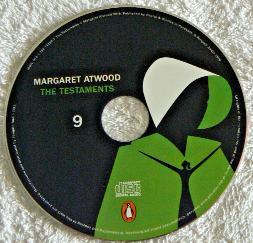 Margaret Atwood The Testaments CD Audiobook. Replacement Unabridged DISC 9 ONLY