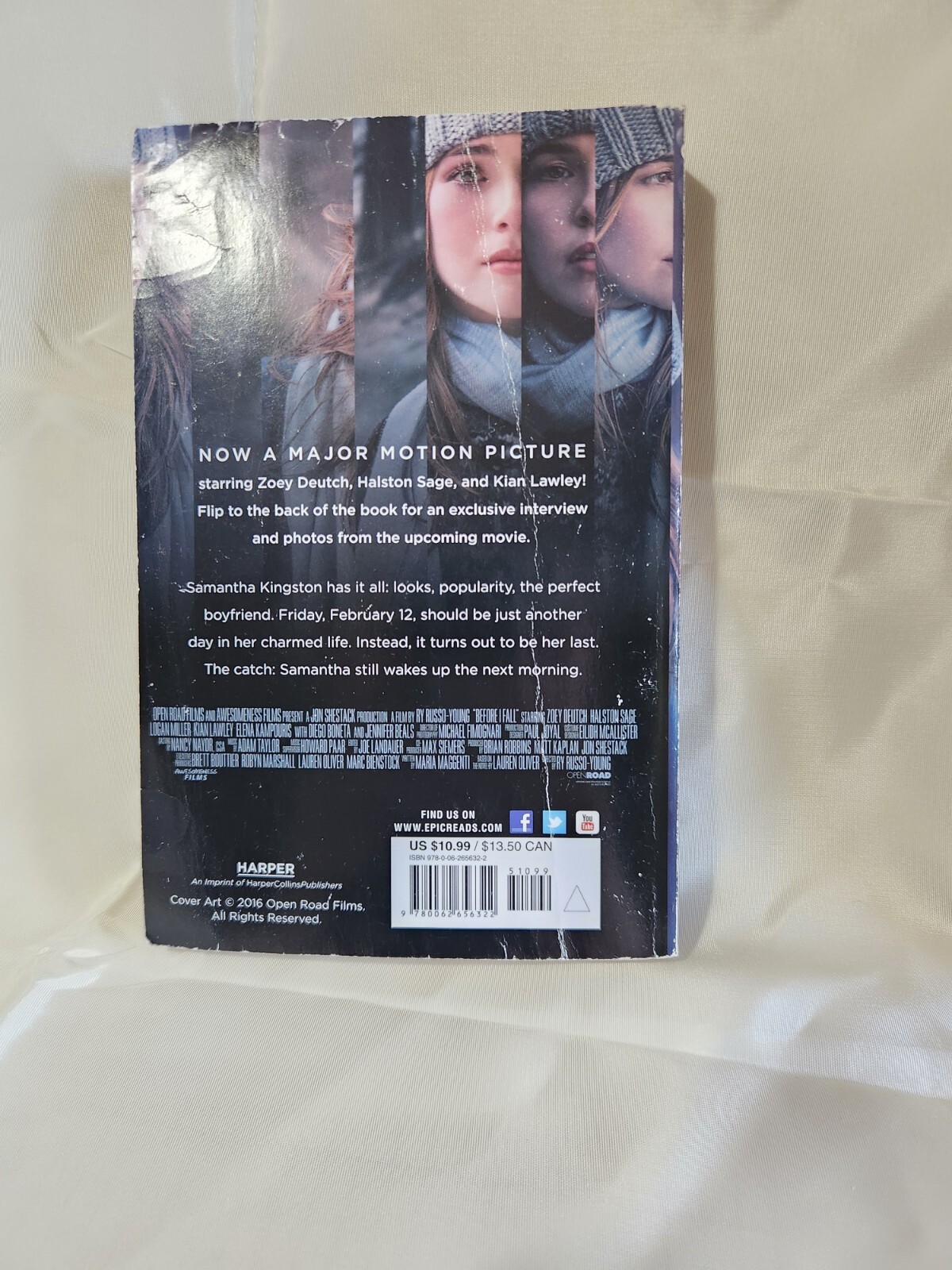 Before I Fall Movie Tie-In Edition by Lauren Oliver Paperback