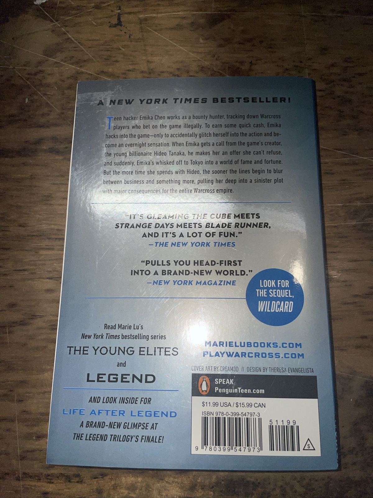 Warcross — Paperback By Lu, Marie — VERY GOOD