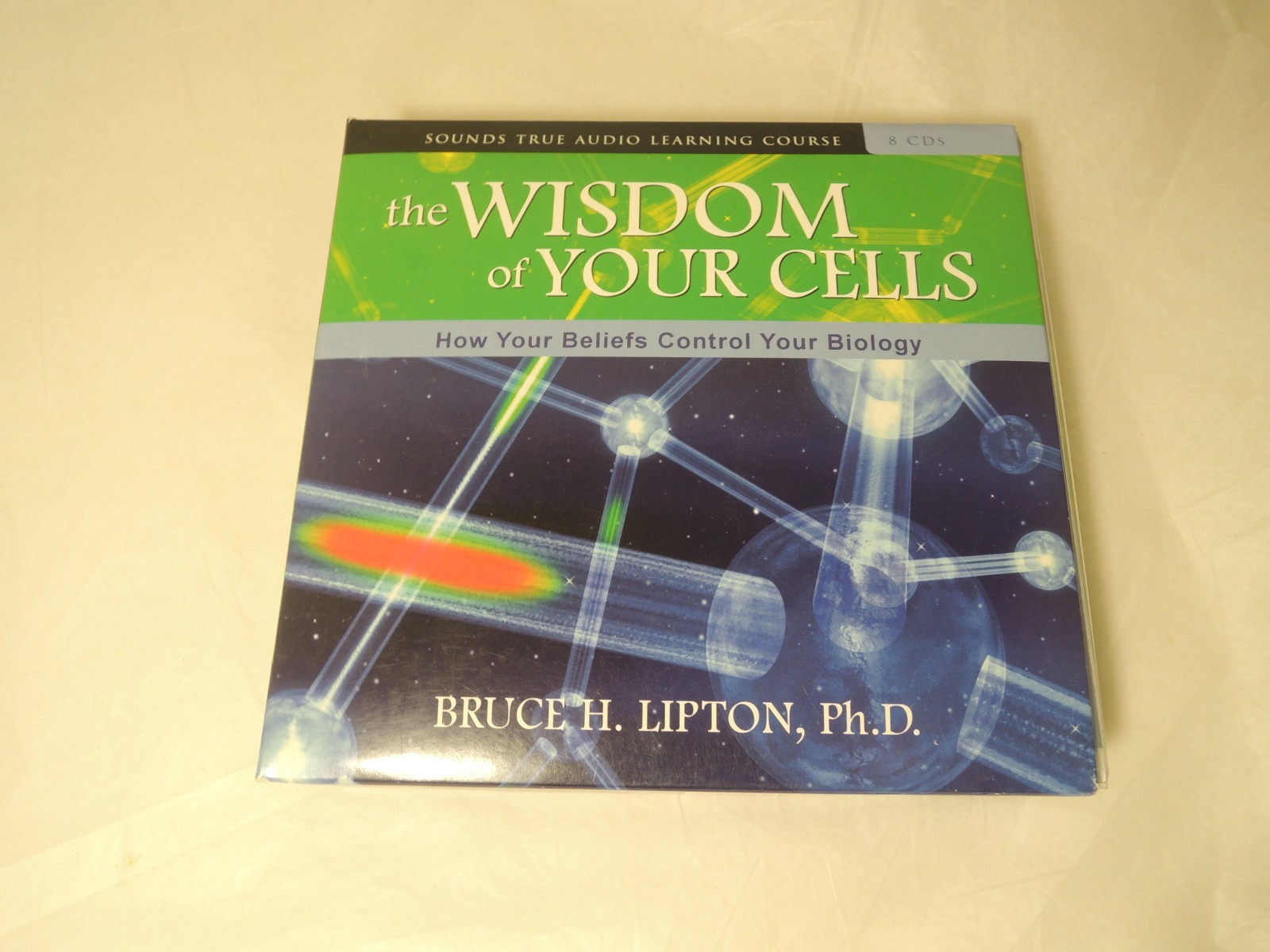 Audio CDs The Wisdom of Your Cells How Your Beliefs Control Bruce Lipton 8 Discs