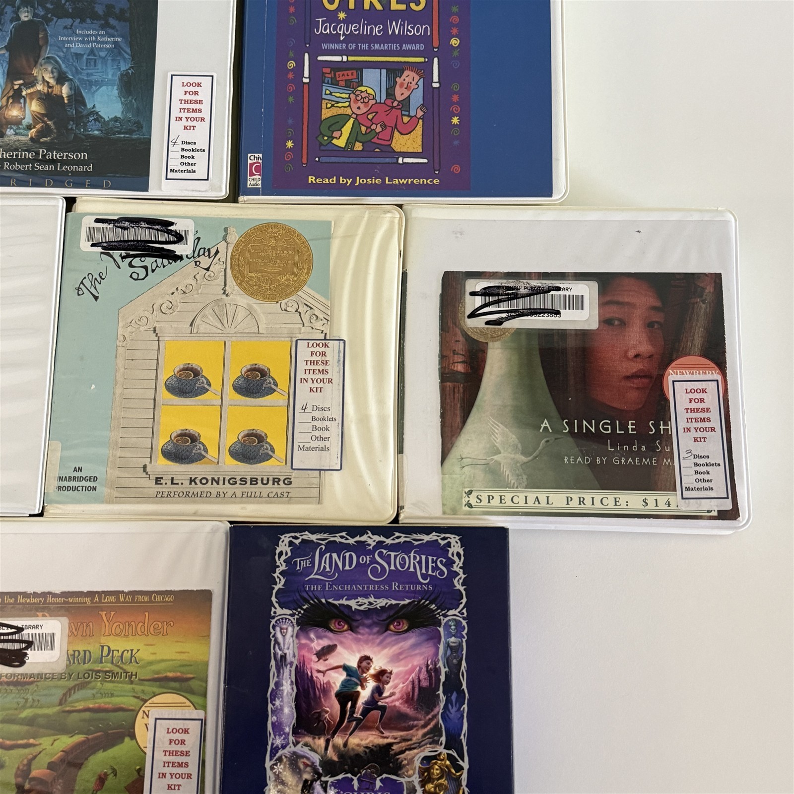 Lot Of 7 Middle Grade Children’s Fantasy Coming Of Age Fiction Audiobooks On CD