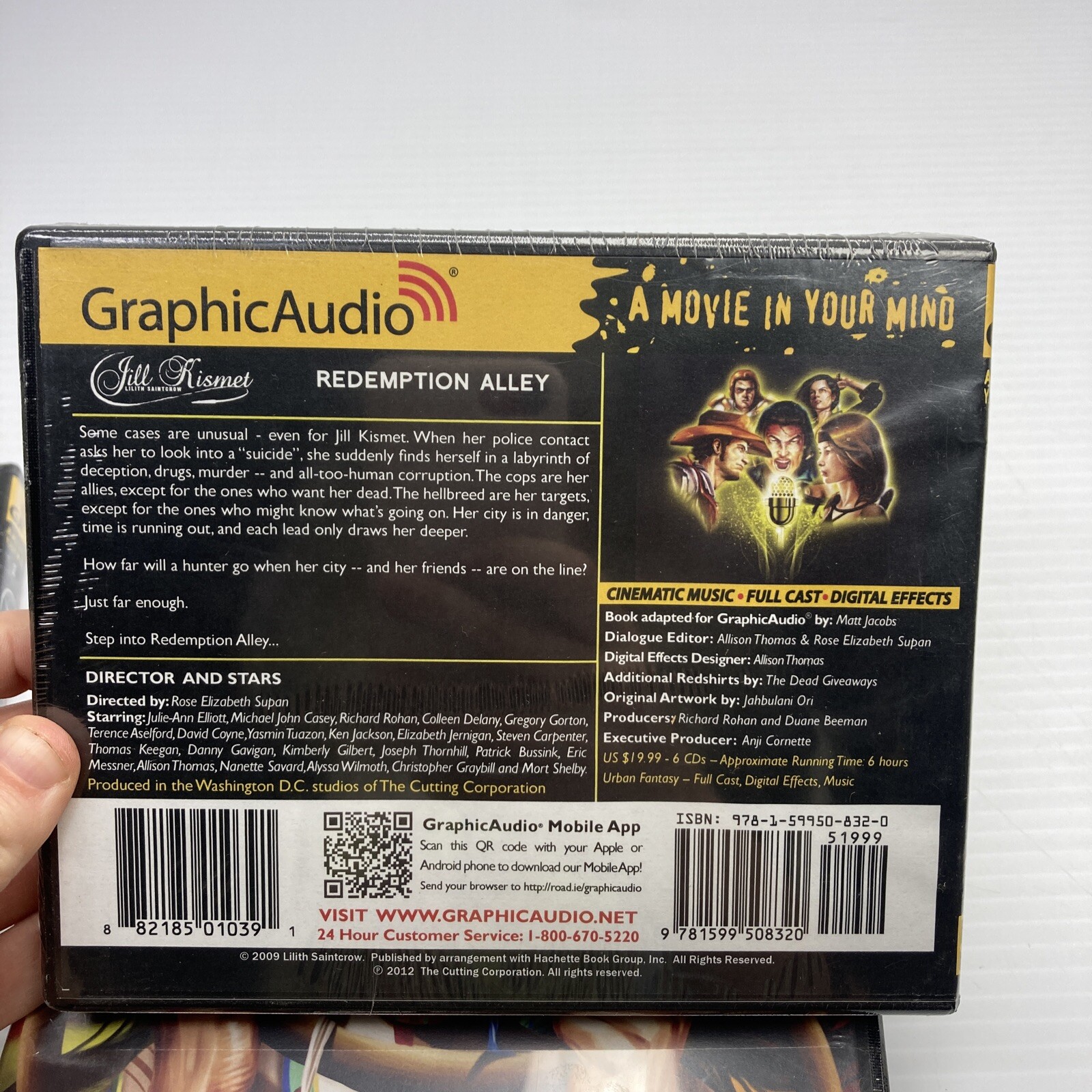 Jill Kismet Series Lilith Saintcrow 2 3 4 5 & 6 SEALED Audiobooks Graphic Audio