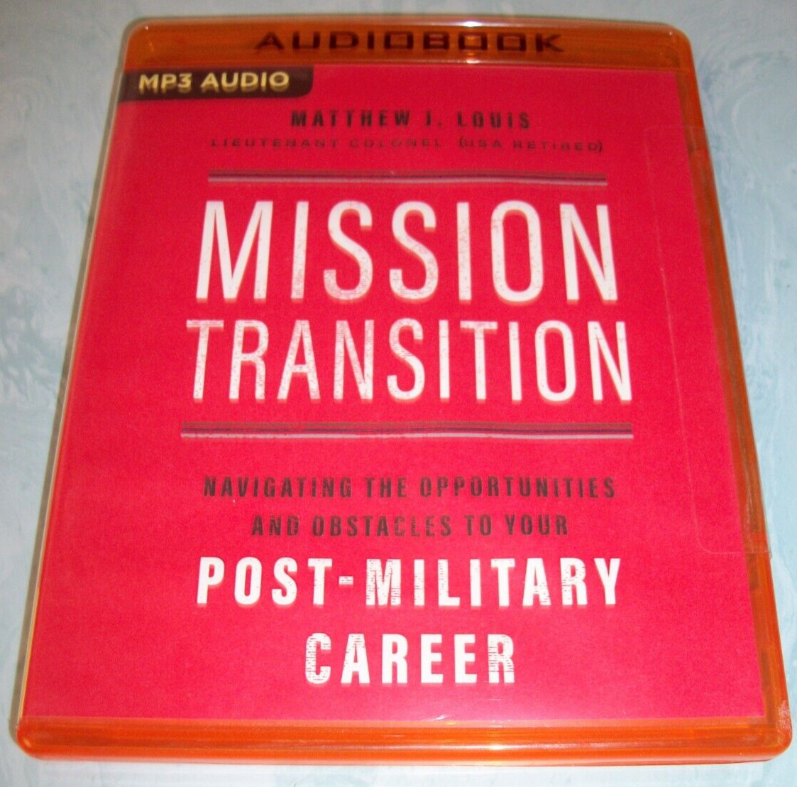 Mission Transition by Matthew J. Louis (2019, CD MP3, Unabridged) New Unopened!
