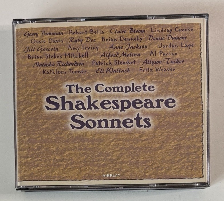 The Complete Shakespeare Sonnets CD 2 Discs