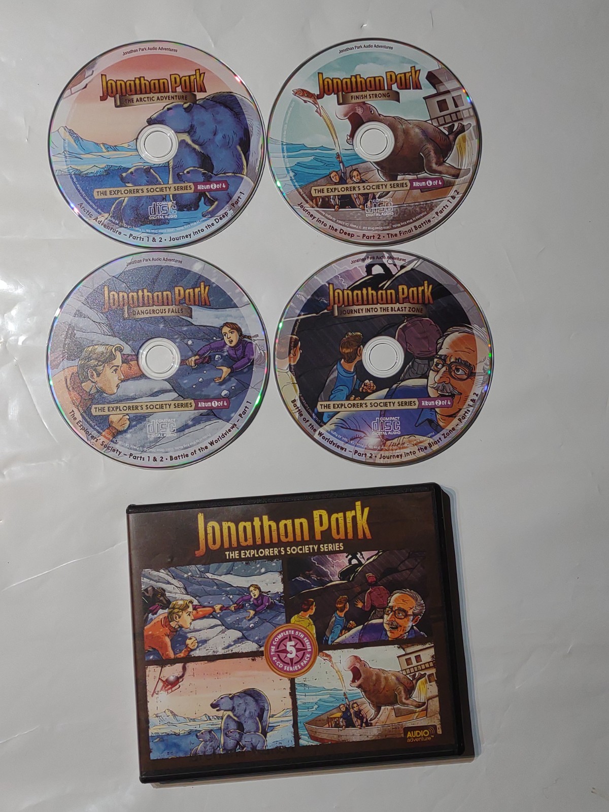 Jonathan Park The Explorers Society Series Complete Fifth Series 4 CD Set