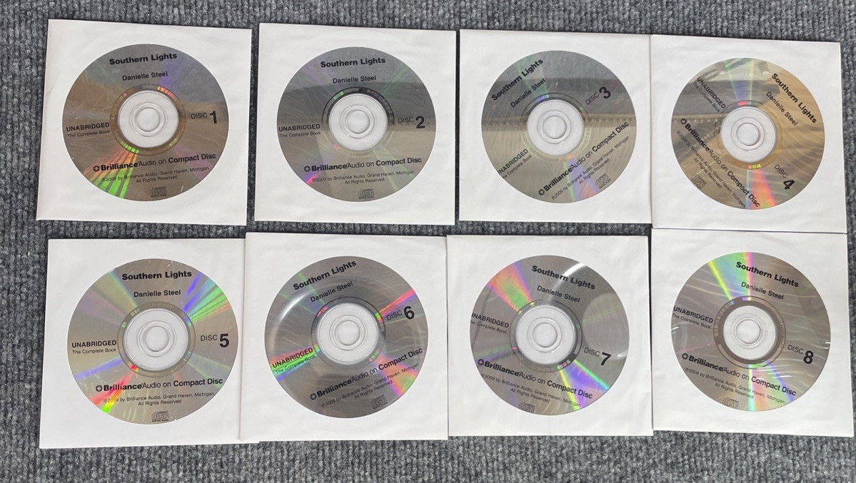 Lot of 4 DANIELLE STEEL Audiobooks On CD Rogue Amazing Grace Southern Lights