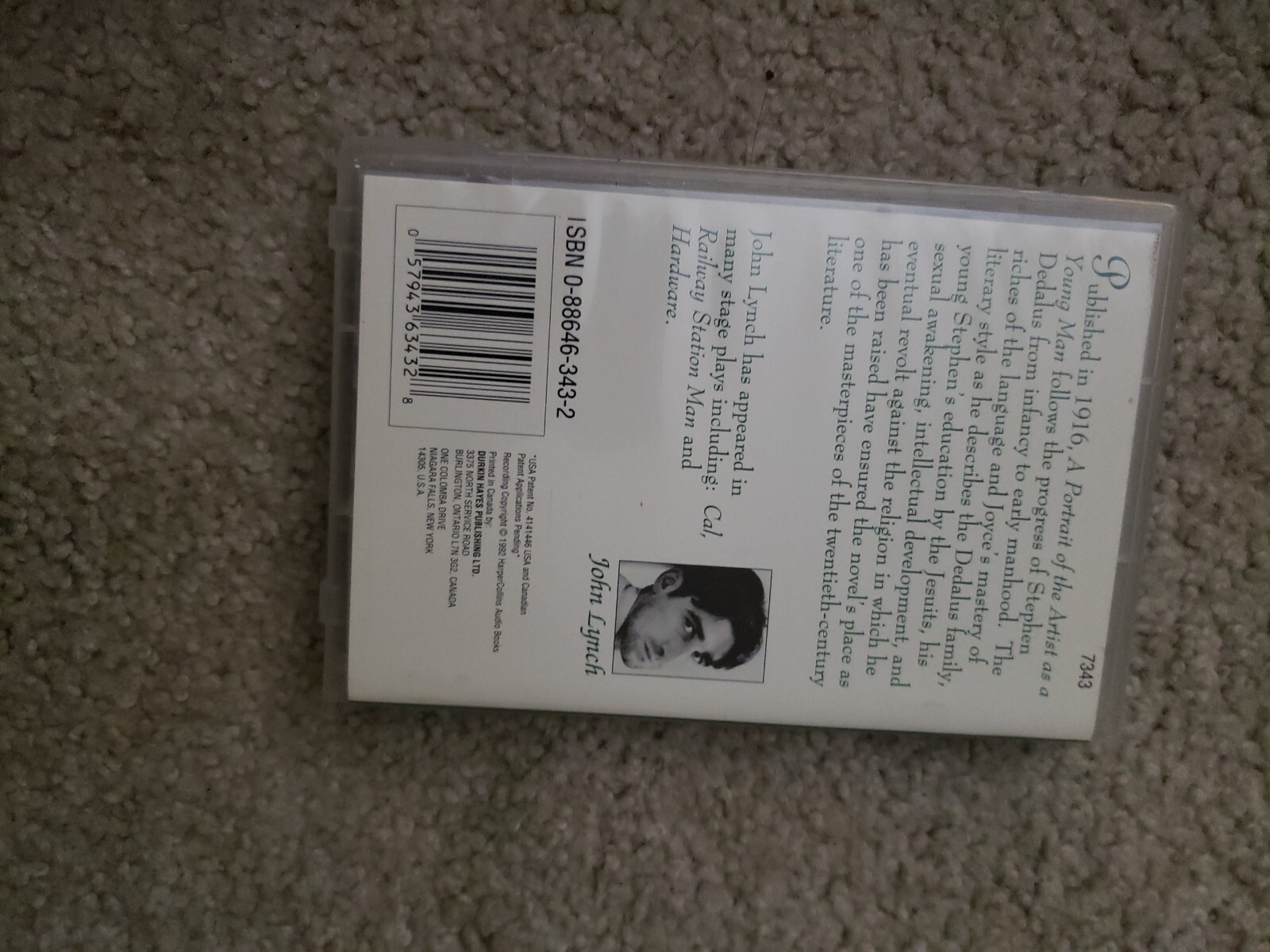 A Portrait of the Artist As a Young Man by James Joyce (1992, 2 Cassettes)