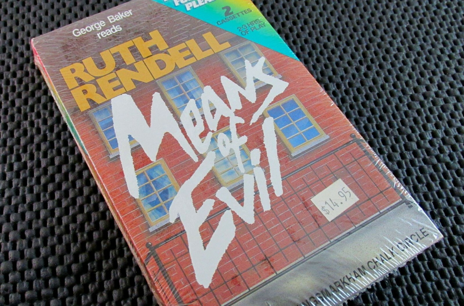 Means of Evil By Ruth Rendell Audio Book Cassette George Baker 057943625920. NEW