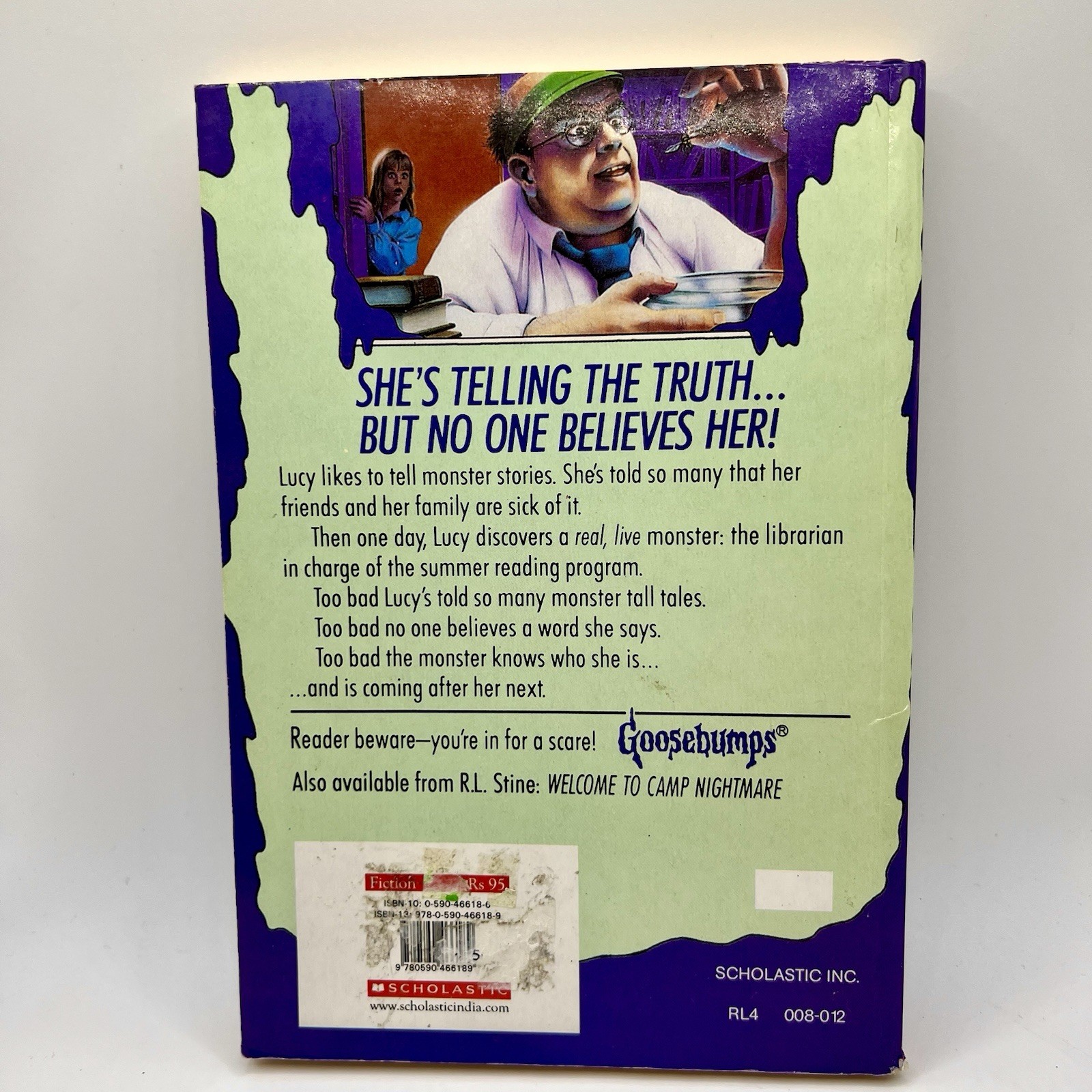 Goosebumps The Girl Who Cried Monster by R. L. Stine (1993)