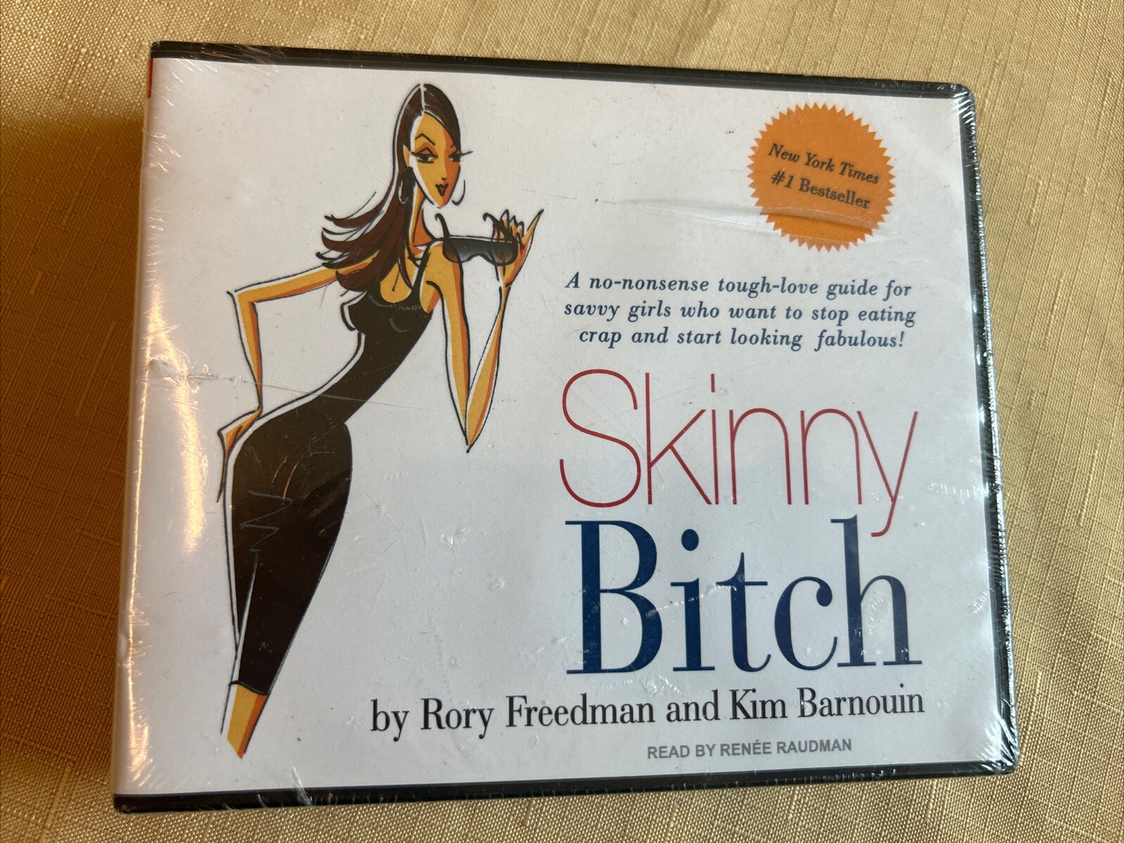 Skinny Bitch by Rory Freedman & Kim Barnouin, 4 CDs ~ 4 Hours — Sealed —