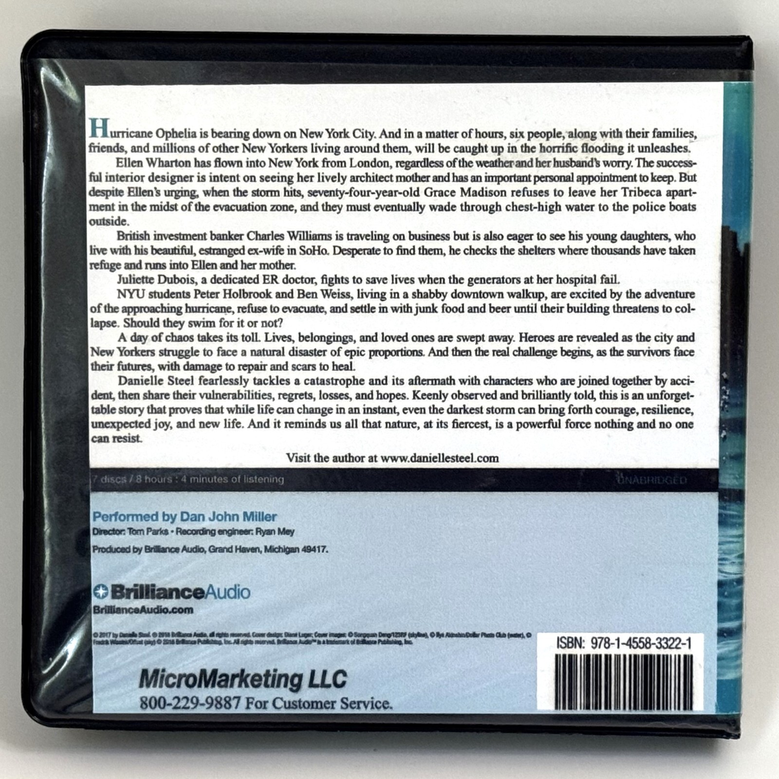 Danielle Steel RUSHING WATERS Audiobook CD 7 Compact Discs UNABRIDGED Audio Book