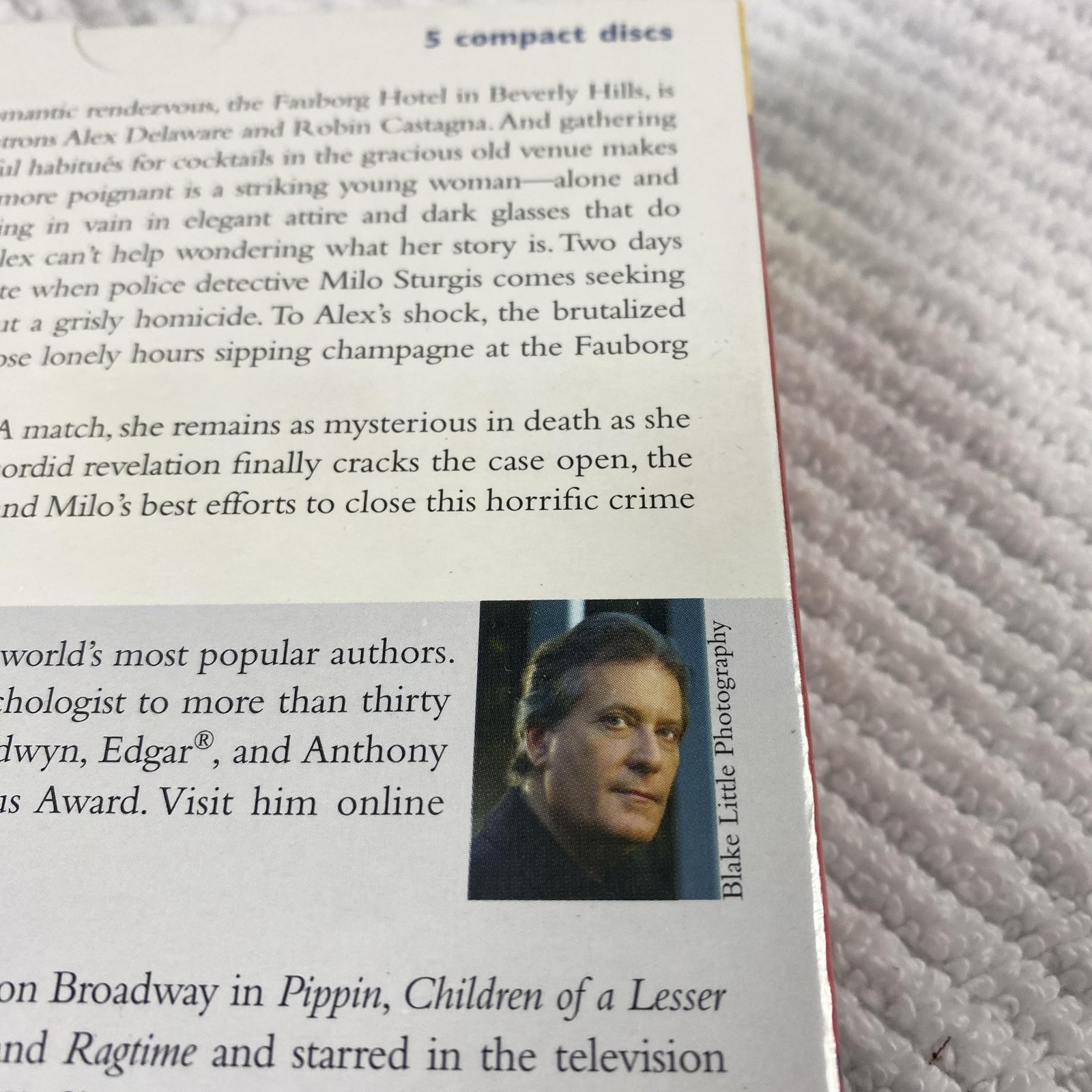 Jonathan Kellerman Mystery Audiobook 5 CD Set Alex Delaware Read John Rubinstein