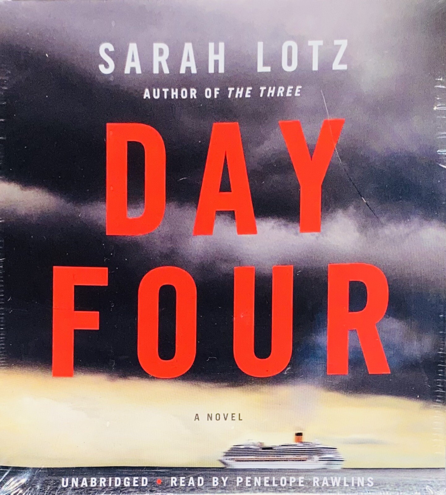 Day Four Audiobook By Sarah Lotz 2015 CD Unabridged Penelope Rawlings NEW Sealed