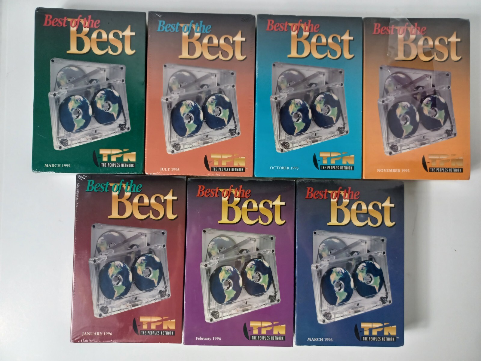 The Peoples Network Best of the Best 1995-96 Audio Cassette Self Help Lot of 7