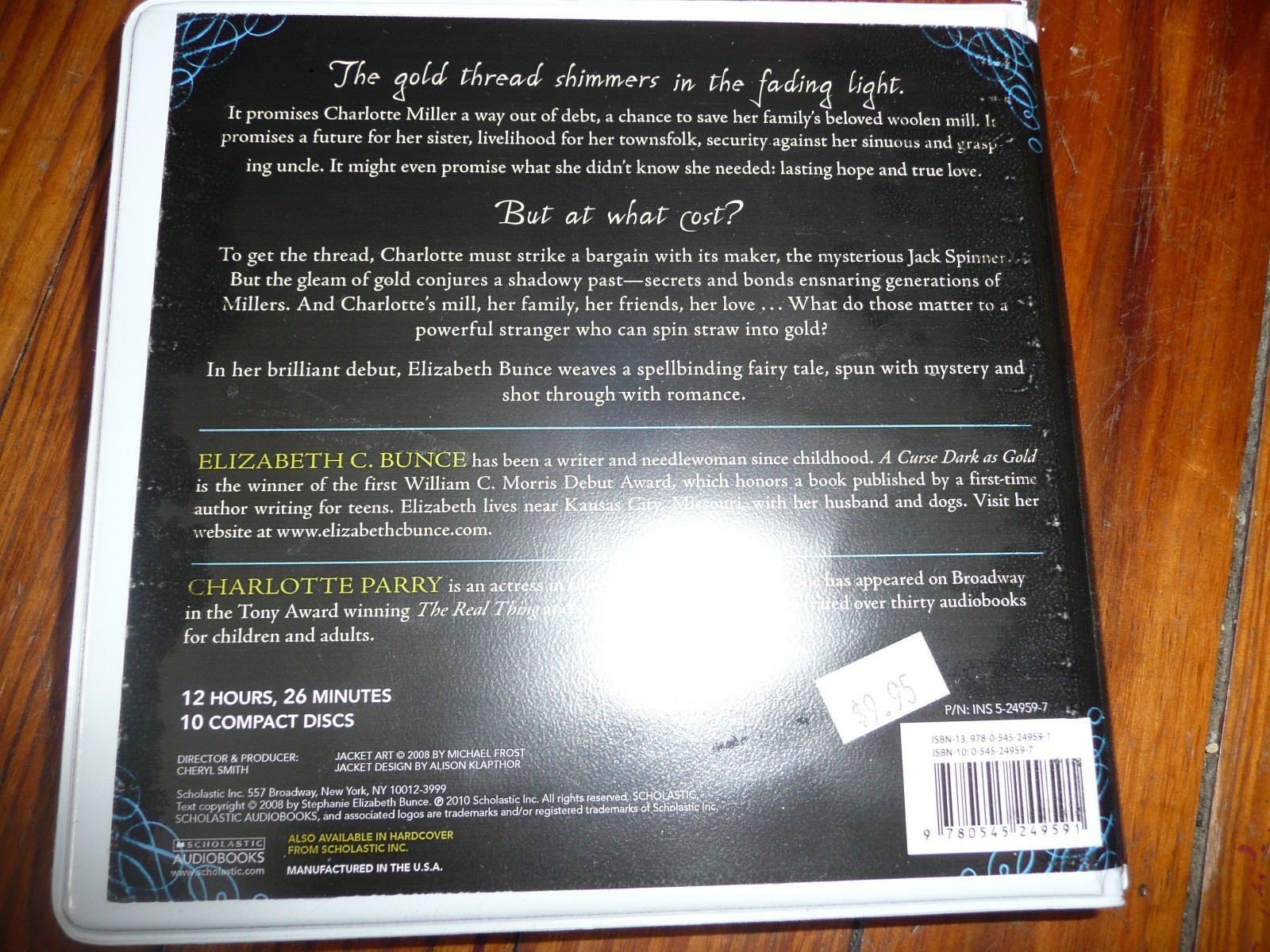 NEW A CURSE DARK as GOLD Unabridged AUDIOBOOK Bunce 10 CDs Fractured Fairy Tales