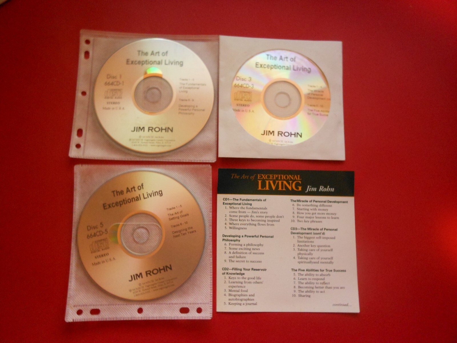 The Art of Exceptional Living by Jim Rohn — Motivational Cd’s