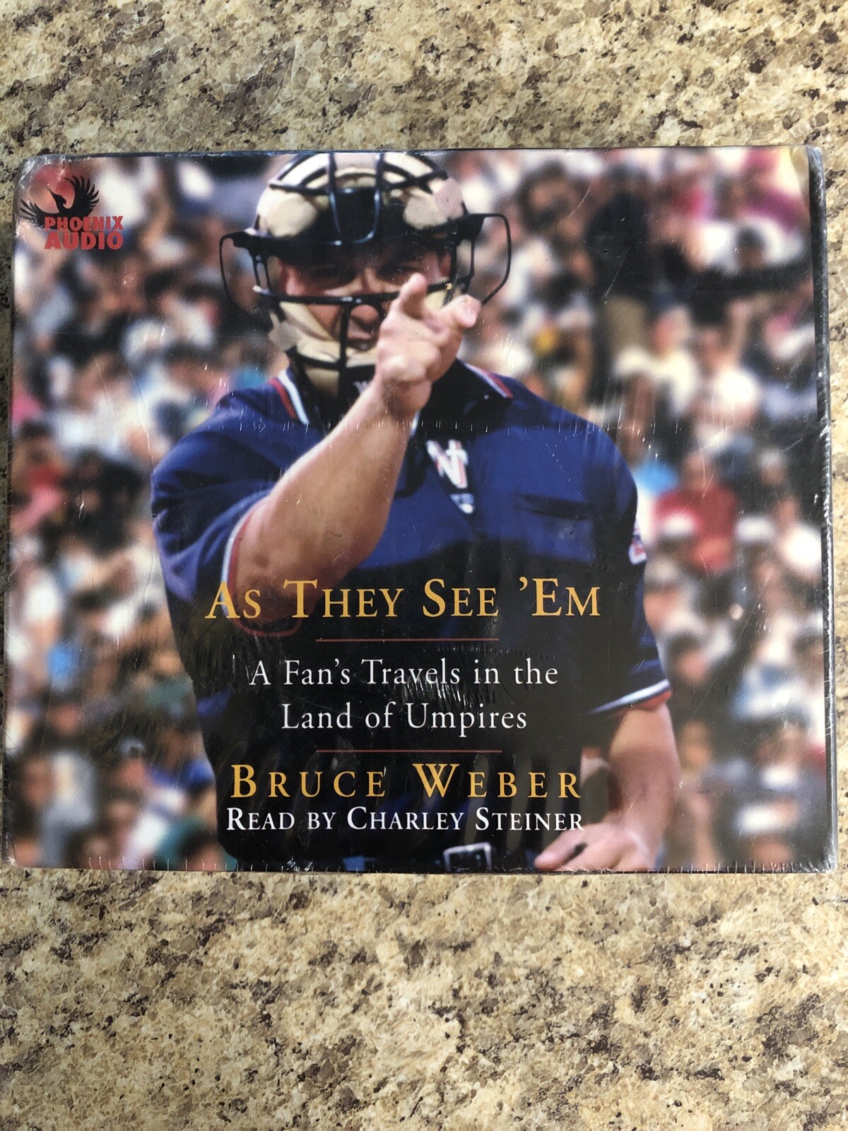BOOK/AUDIOBOOK CD Bruce Weber Baseball Umpires Sports AS THEY SEE ‘EM