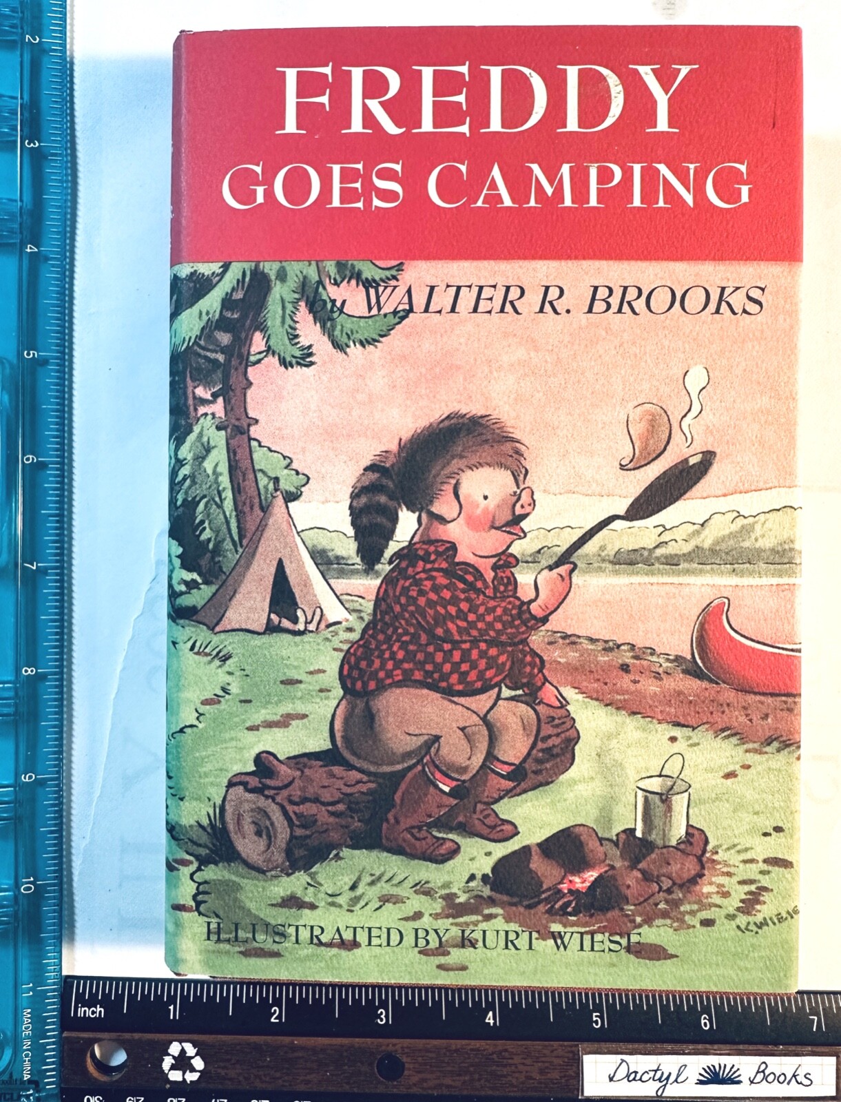 BROOKS: Freddy Goes Camping (Freddy the Pig #15) (The Overlook Press, 2001)