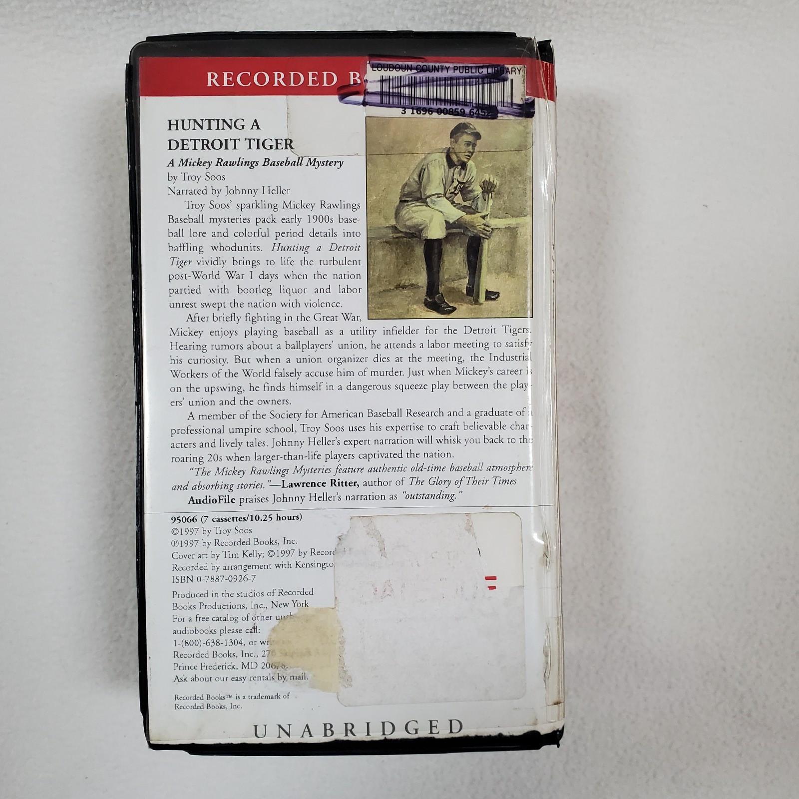 Hunting a Detroit Tiger Recorded Books 7 Audiocassettes ON Cassette Tape Soos