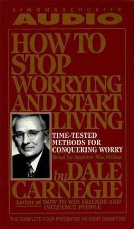 HOW TO STOP WORRYING AND START LIVING, Dale Carnegie, Cassette, 8-Tapes — NEW