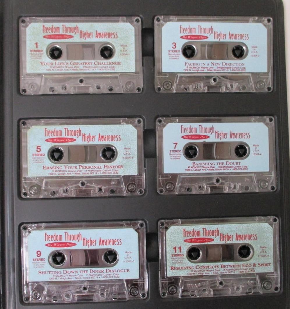 Freedom Through Higher Awareness by Wayne Dyer (1994 — 6 Audio Cassettes) N.C.