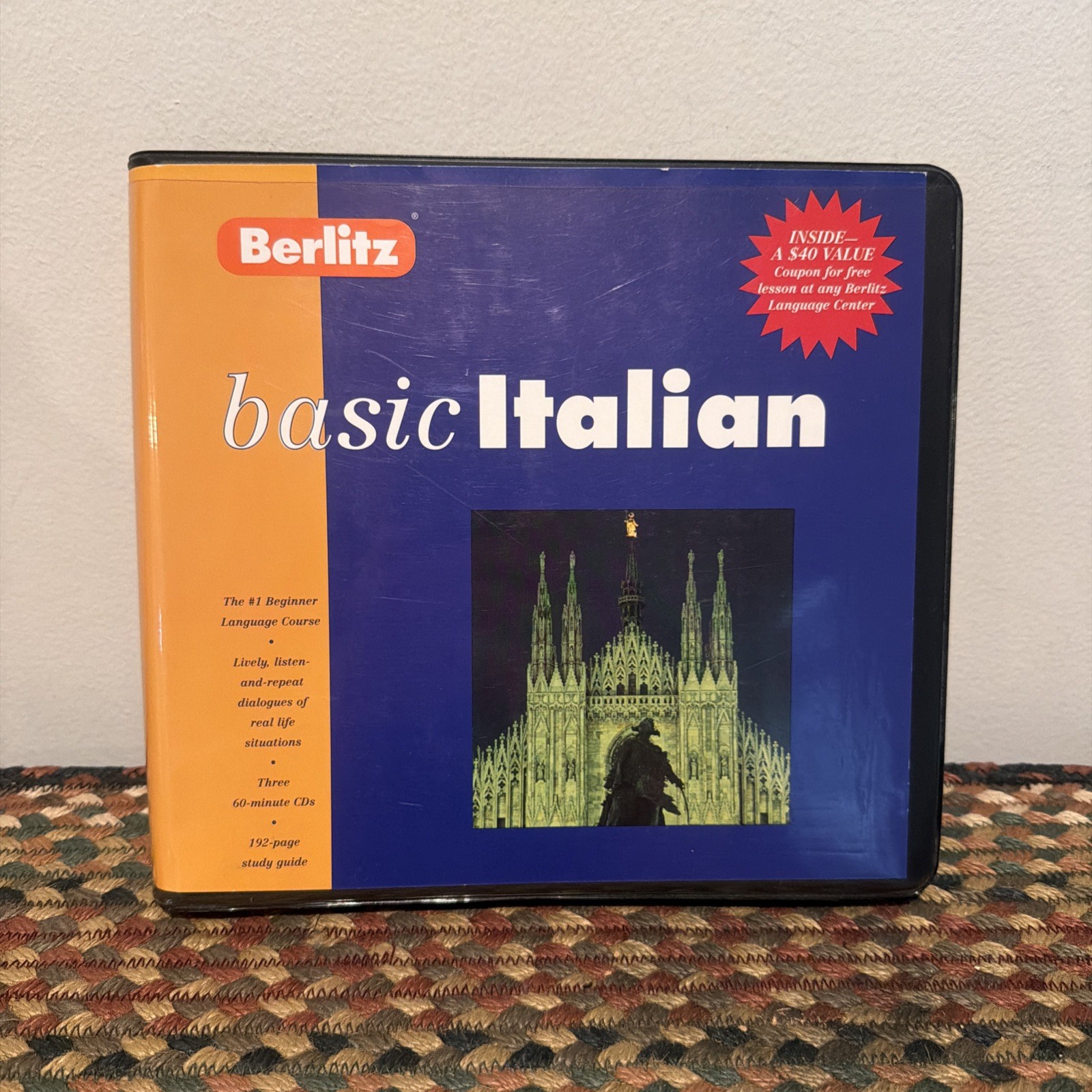 Basic Italian by Berlitz Editors and Berlitz Publishing Staff (2002, CD) NEW