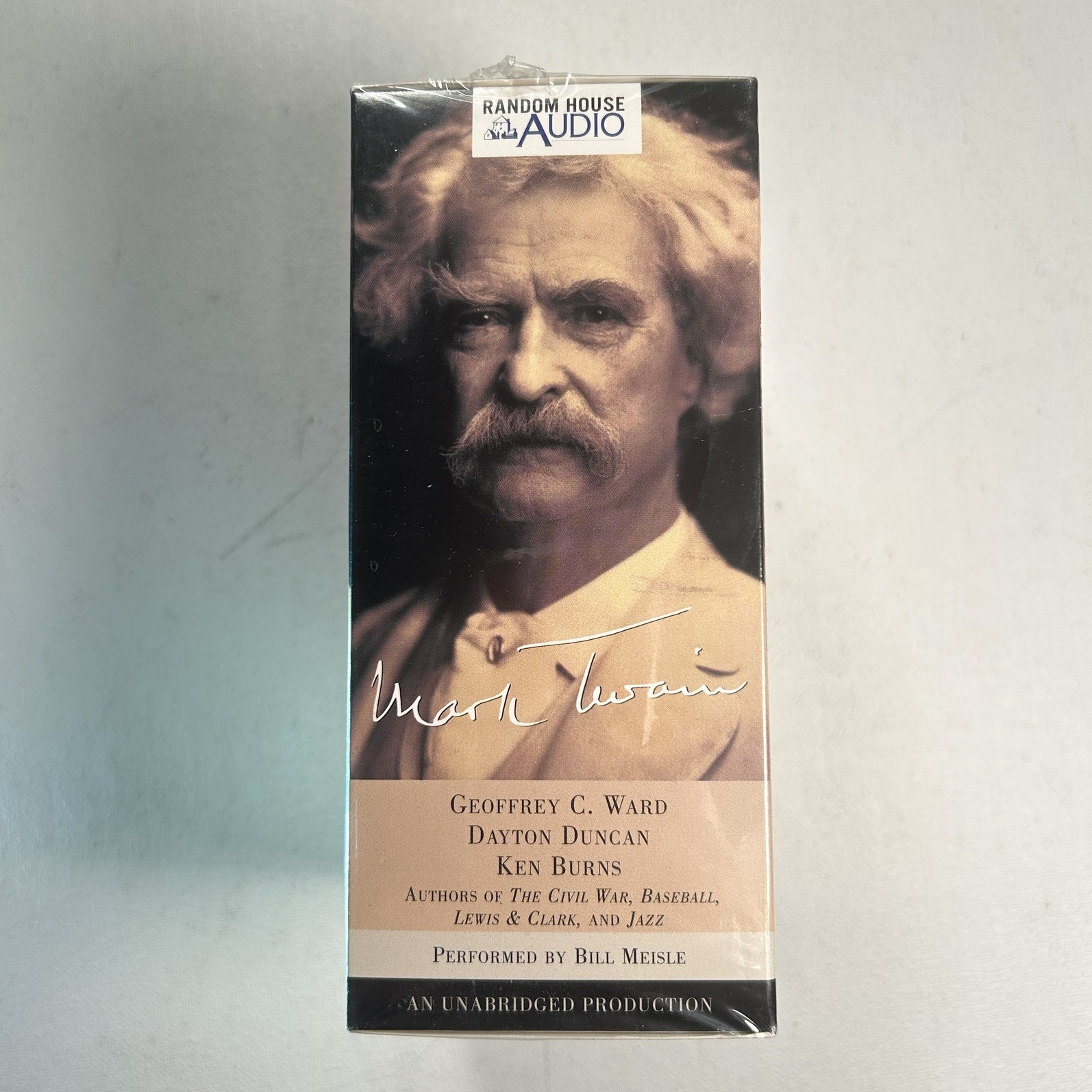 Mark Twain Random House Audio cassette Ken Burns unabridged SEALED 2001