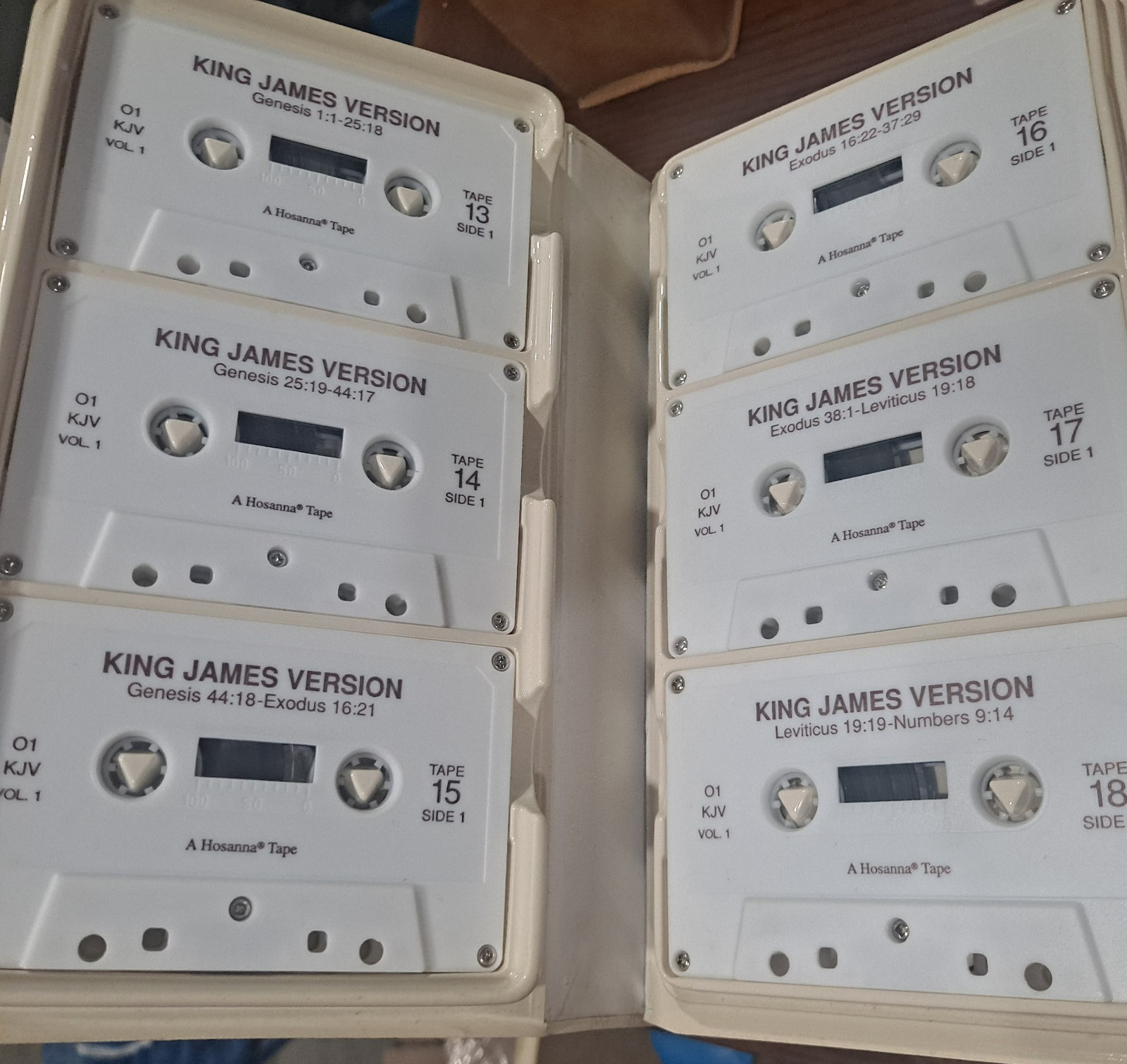 Faith Comes by Hearing KJV The Bible Old and New Testaments 4 volumes cassettes