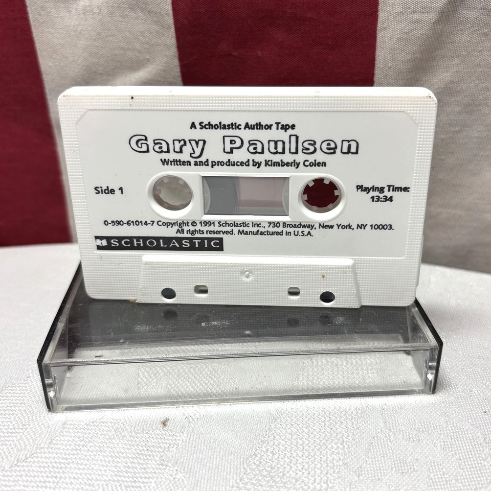 GARY PAULSEN author interview Scholastic audio cassette tape Hatchet book 1991