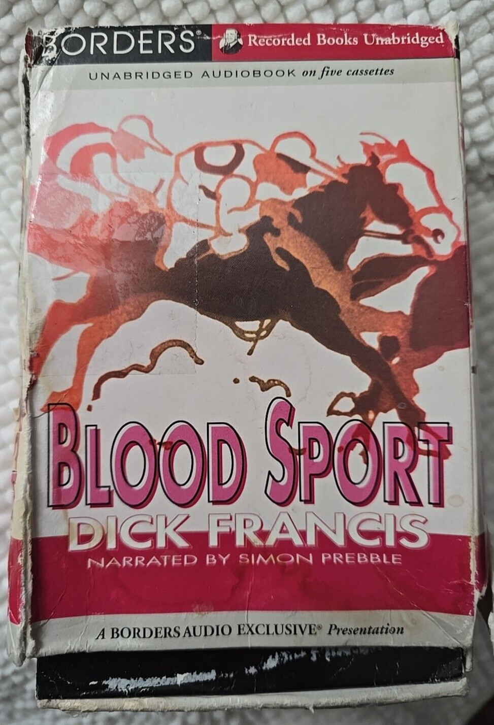Dick Francis: Blood Sport / Audio Book / 5 Cassettes / Mystery UNABRIDGED