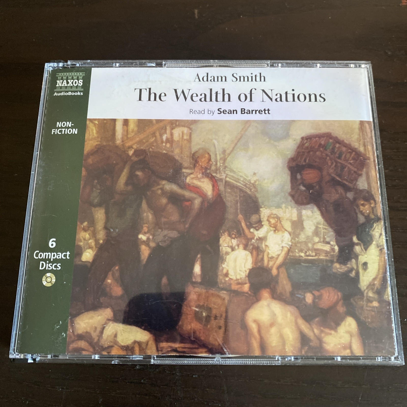 The Wealth of Nations by Adam Smith (2008, 6 Compact Discs) Read By Sean Barrett